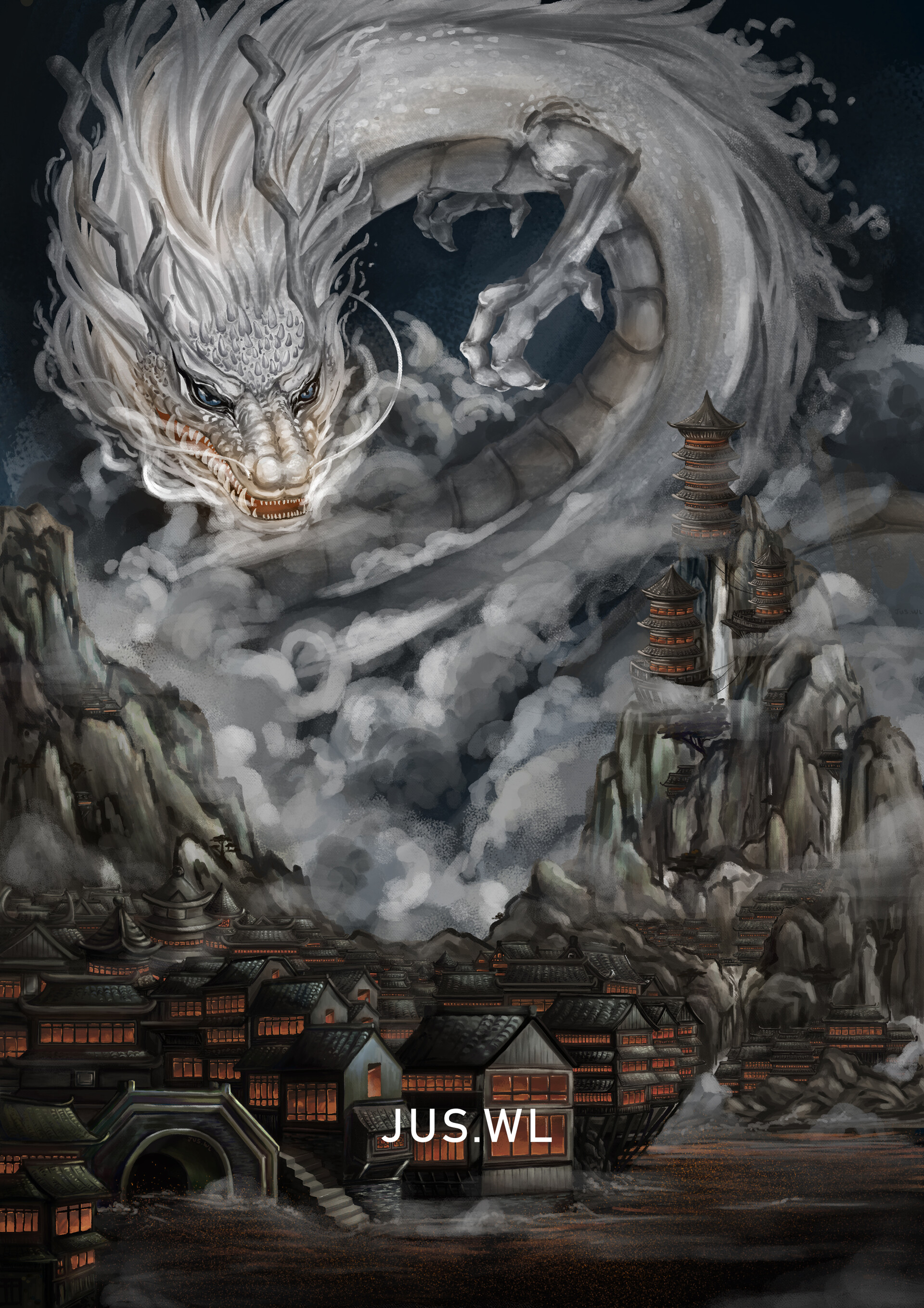 ArtStation China Mythical Creature 1 (dragon)