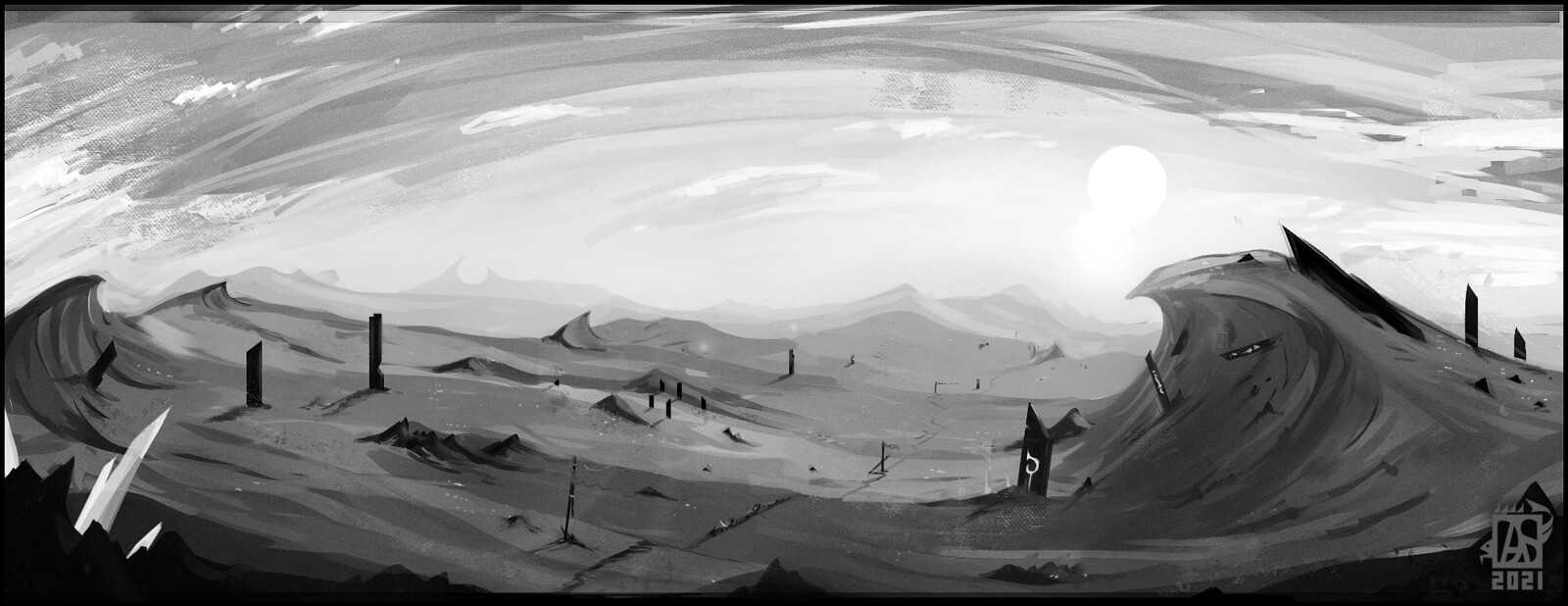 "black &amp; white"