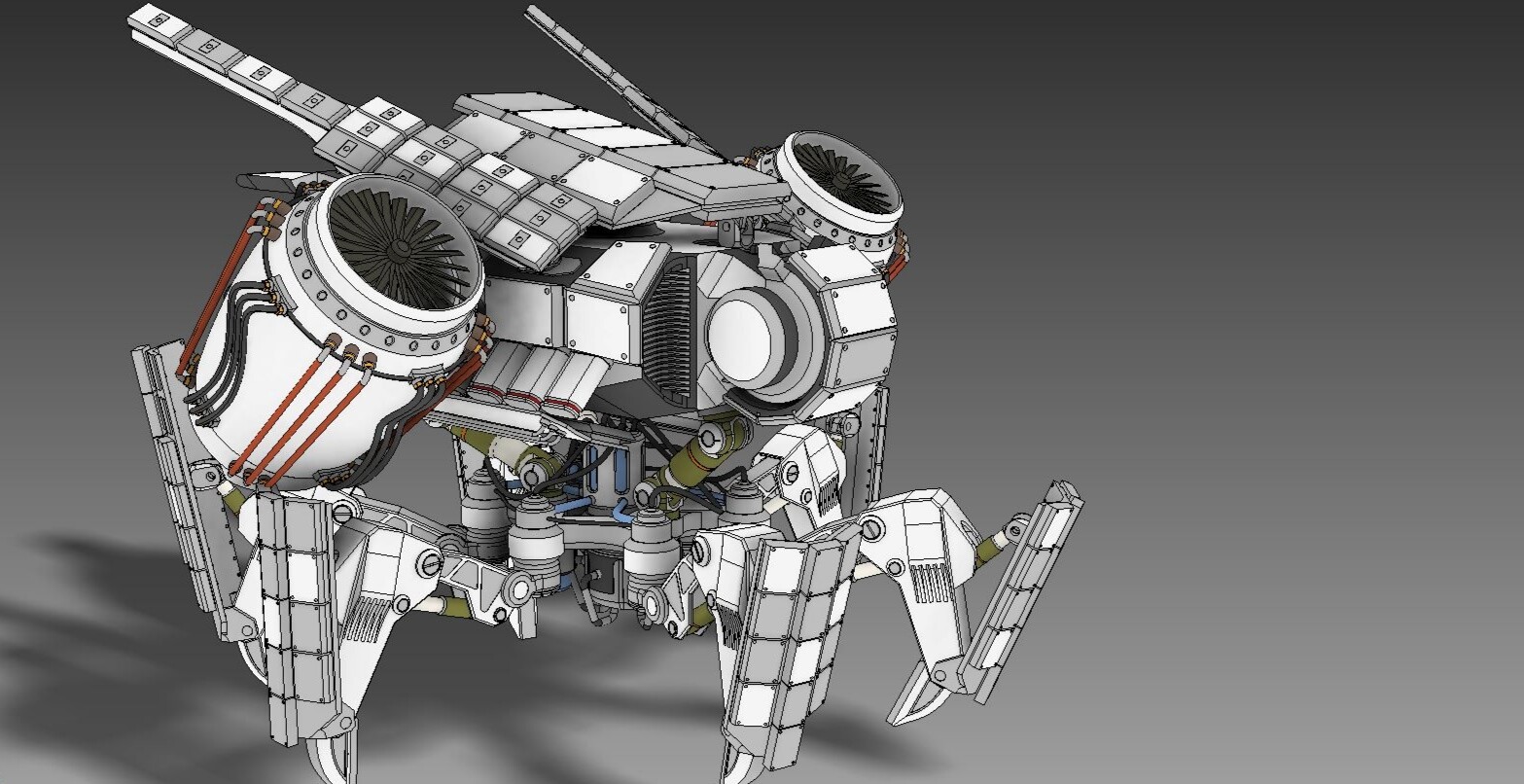 Hexapod design top