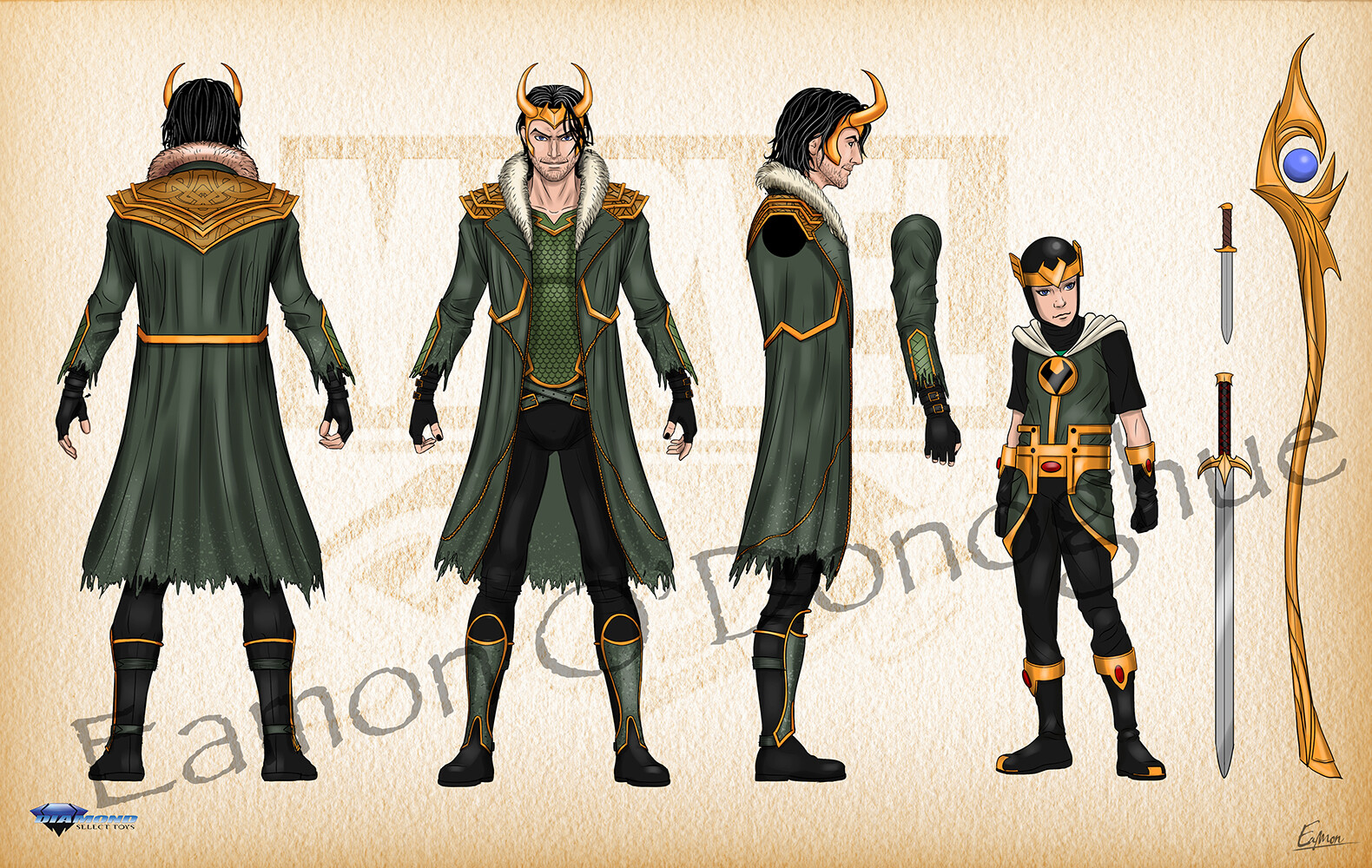 Diamond select loki top