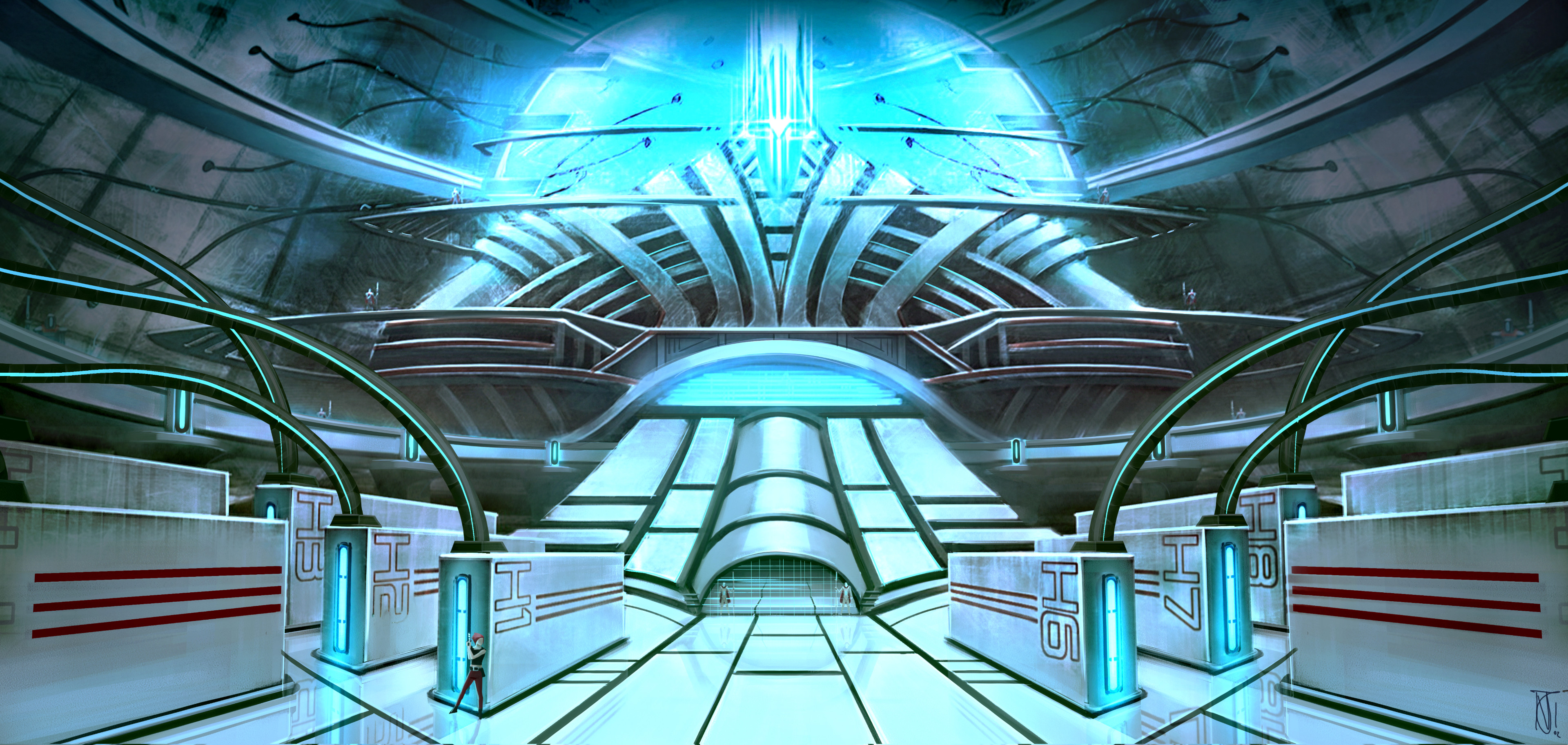 VR central hub colour key 