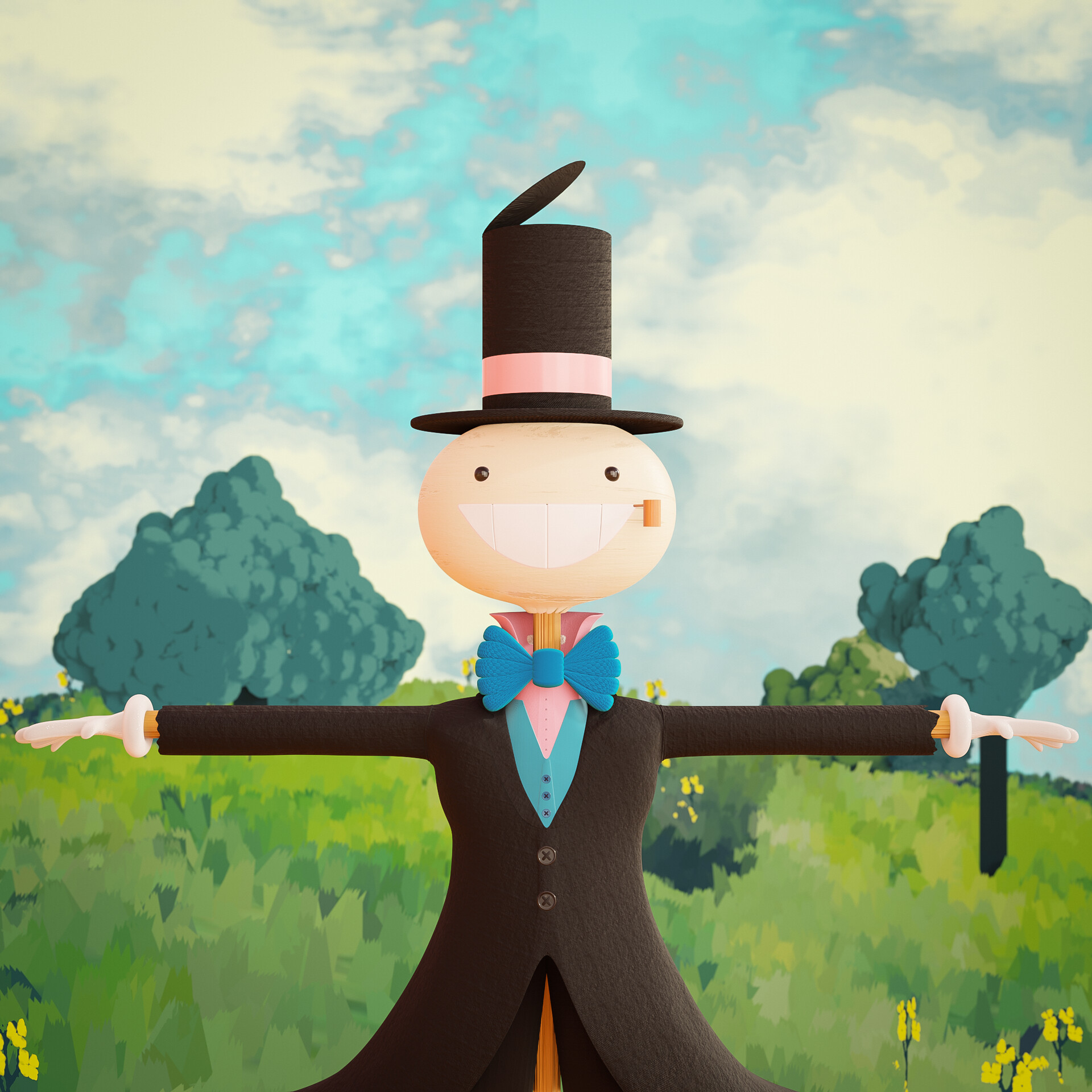 ArtStation TurnipHead Blender Model