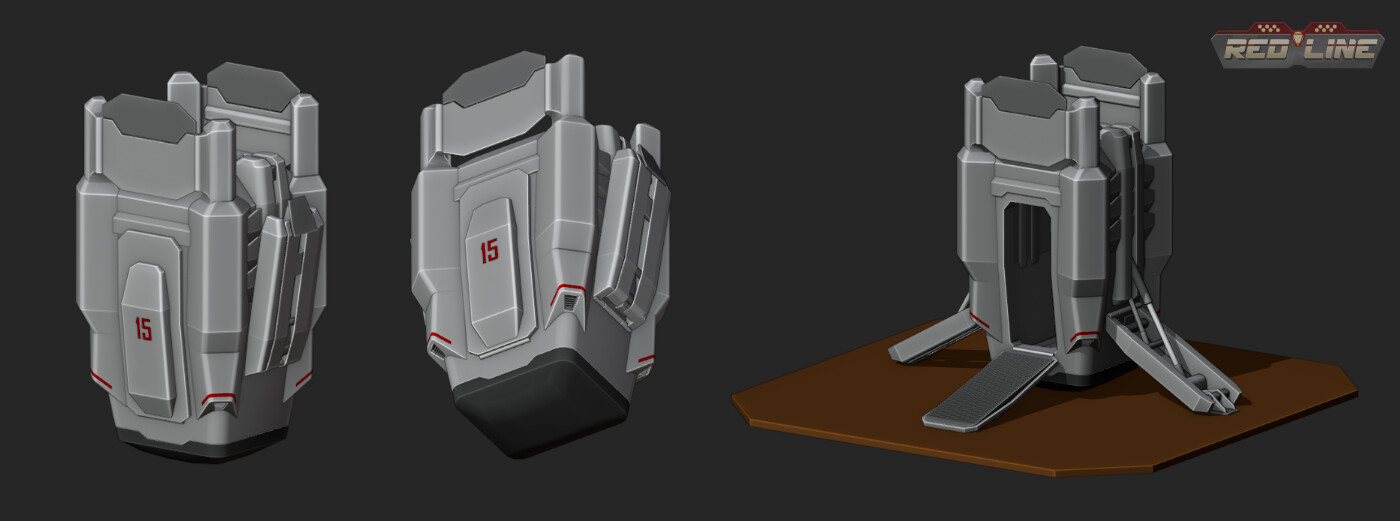 Drop pod model