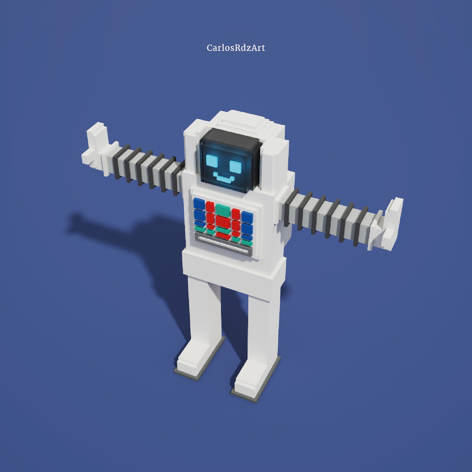 ArtStation - Voxel Astronaut
