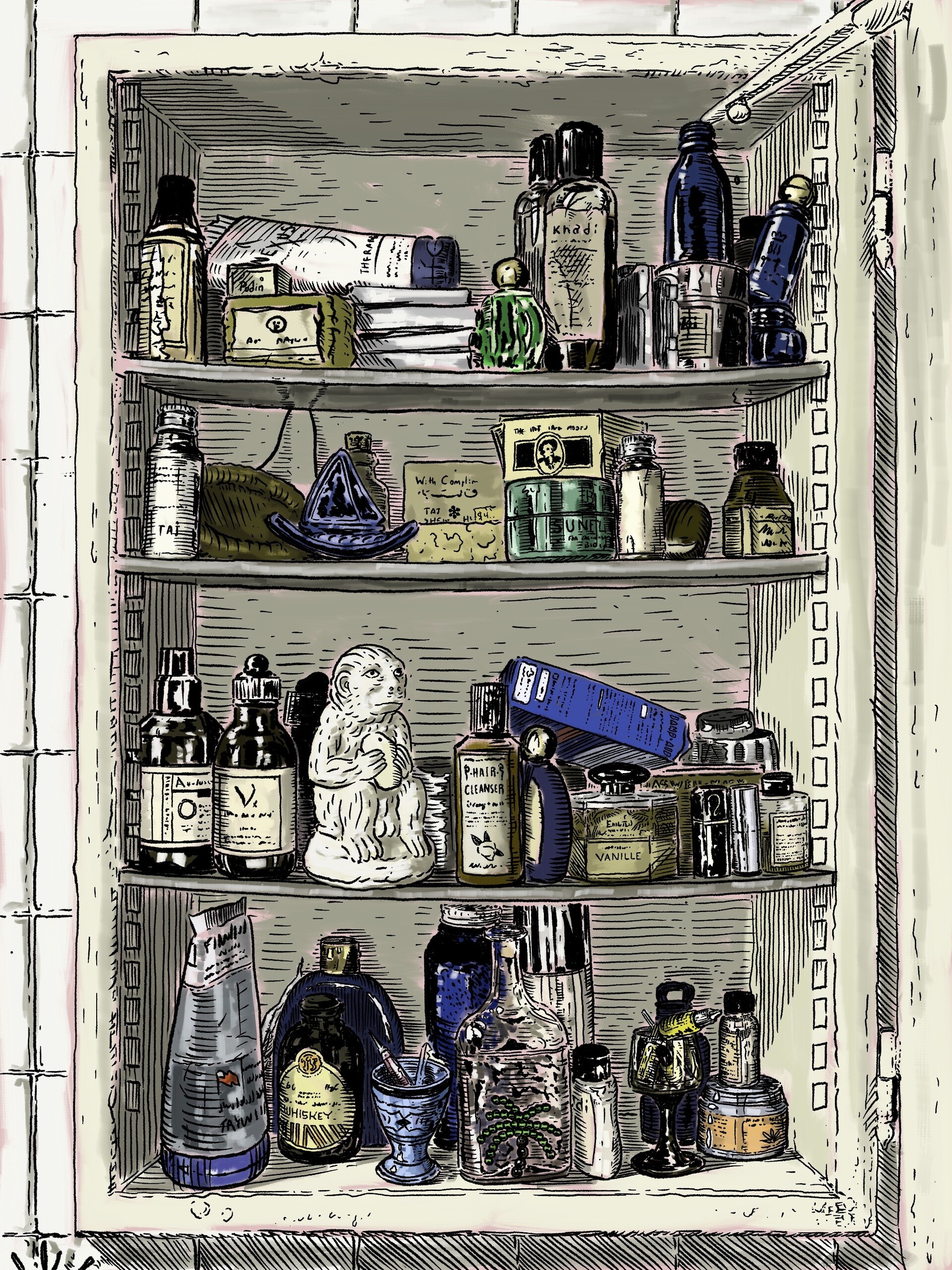 ArtStation - Medicine Cabinet Color