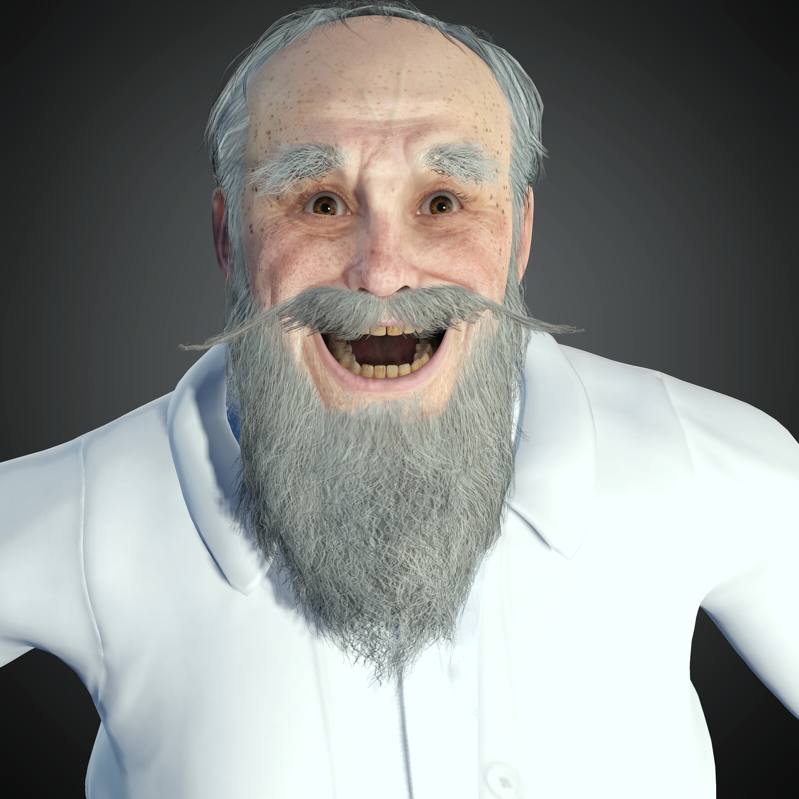 3D Photo realistic Doctor for Video Game in Unity