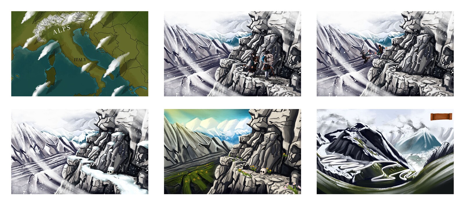 Frames/stills