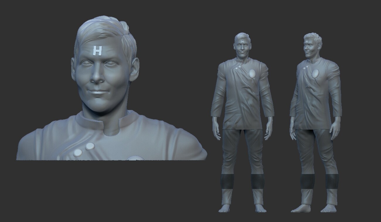 ArtStation - Red Dwarf: Arnold Judas Rimmer, BSc., SSc. [FanArt]