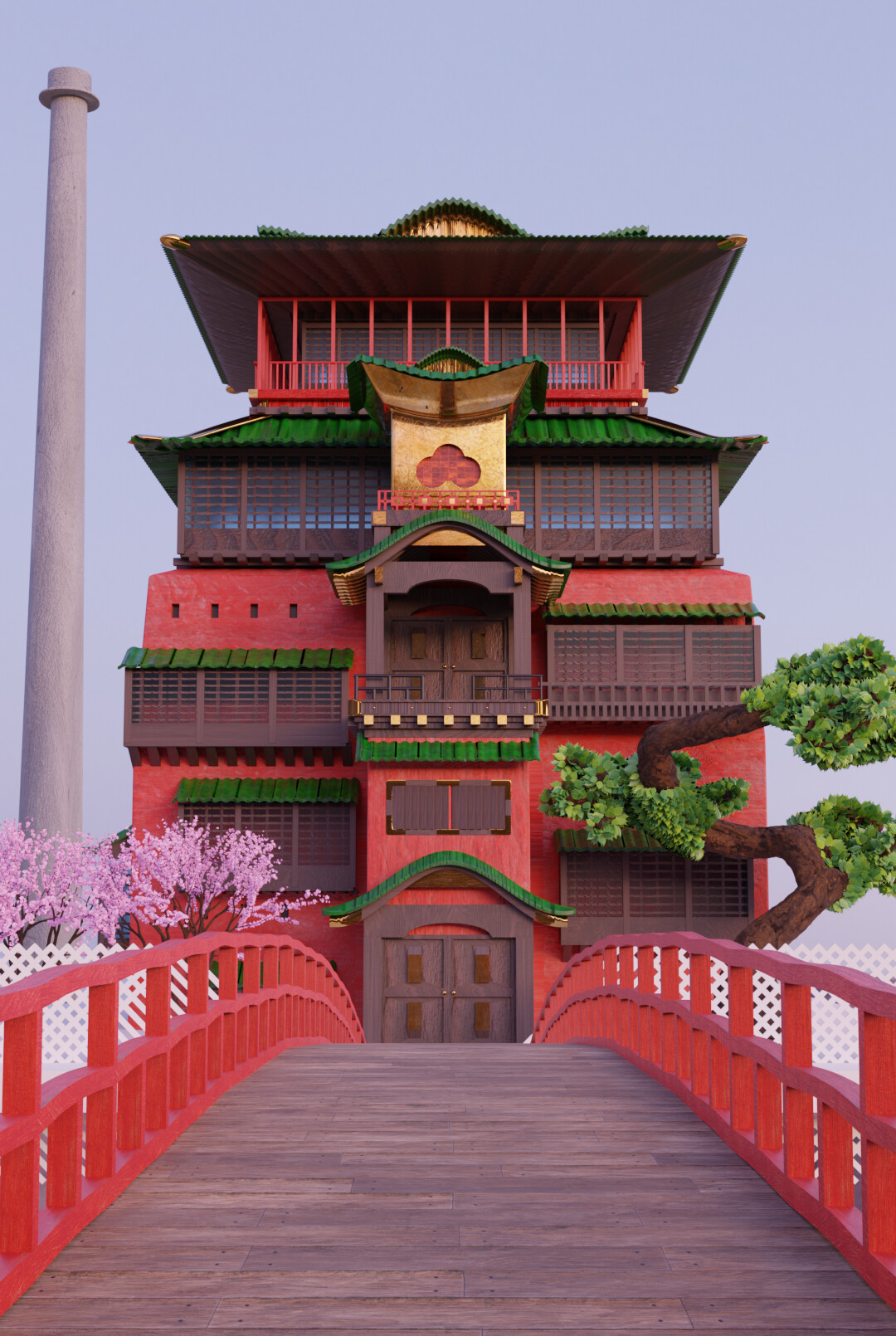 ArtStation chihiro bathhouse