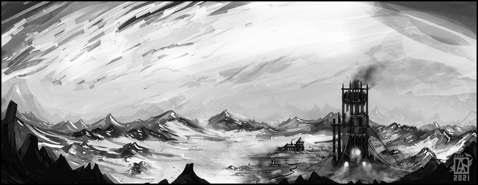 "black &amp; white"