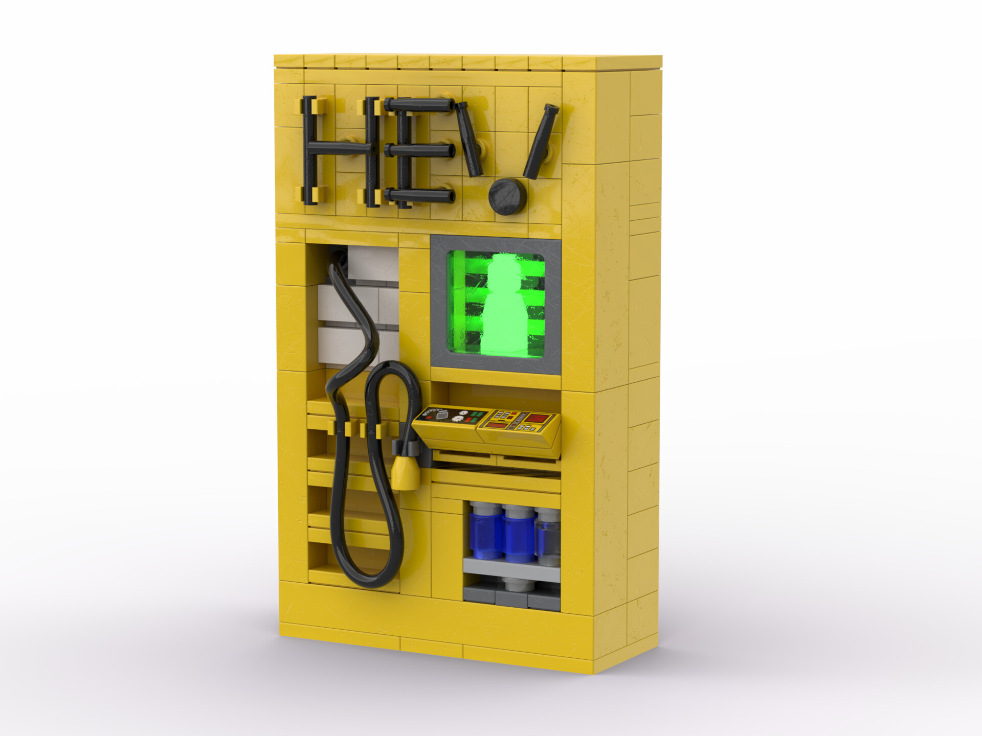 ArtStation - Lego Half-Life BlackMesa  Charging station
