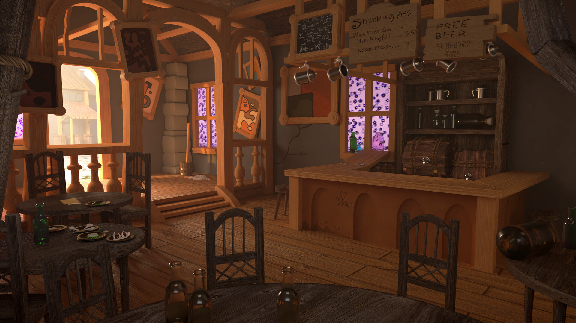 ArtStation Concept Art Room Recreation