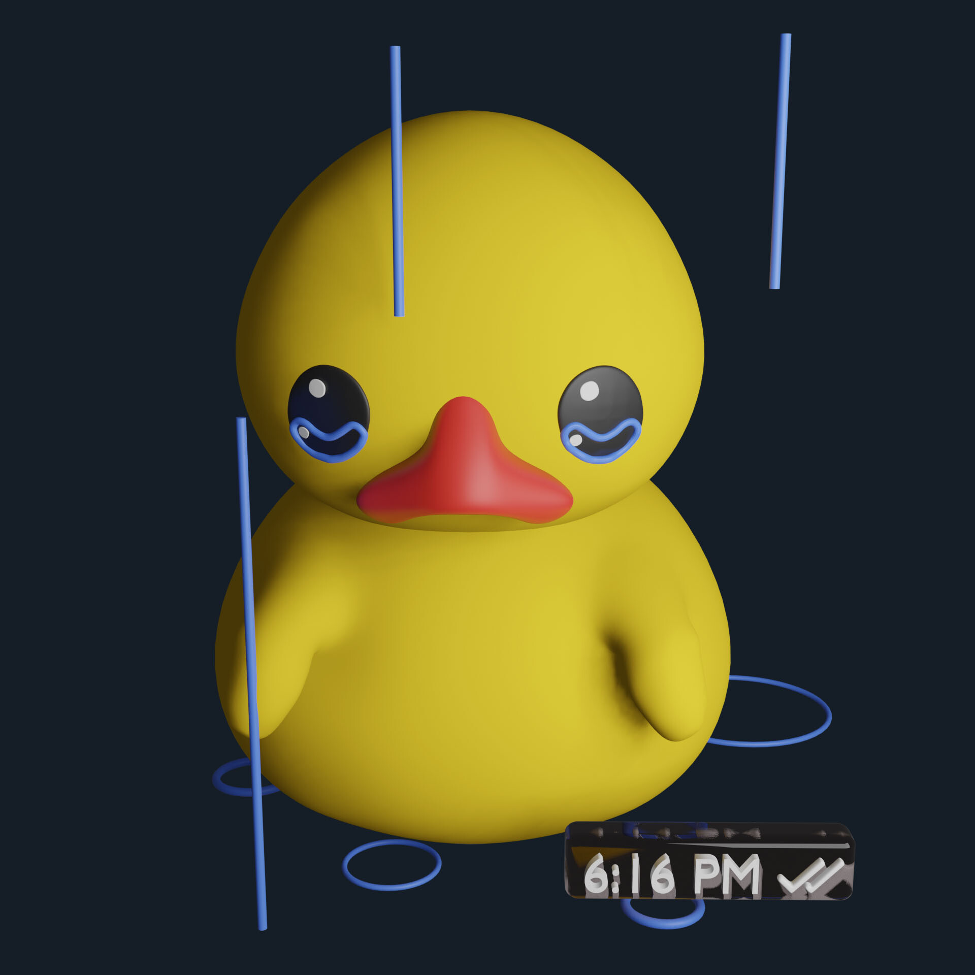 ArtStation - Sad Duckling from Telegram