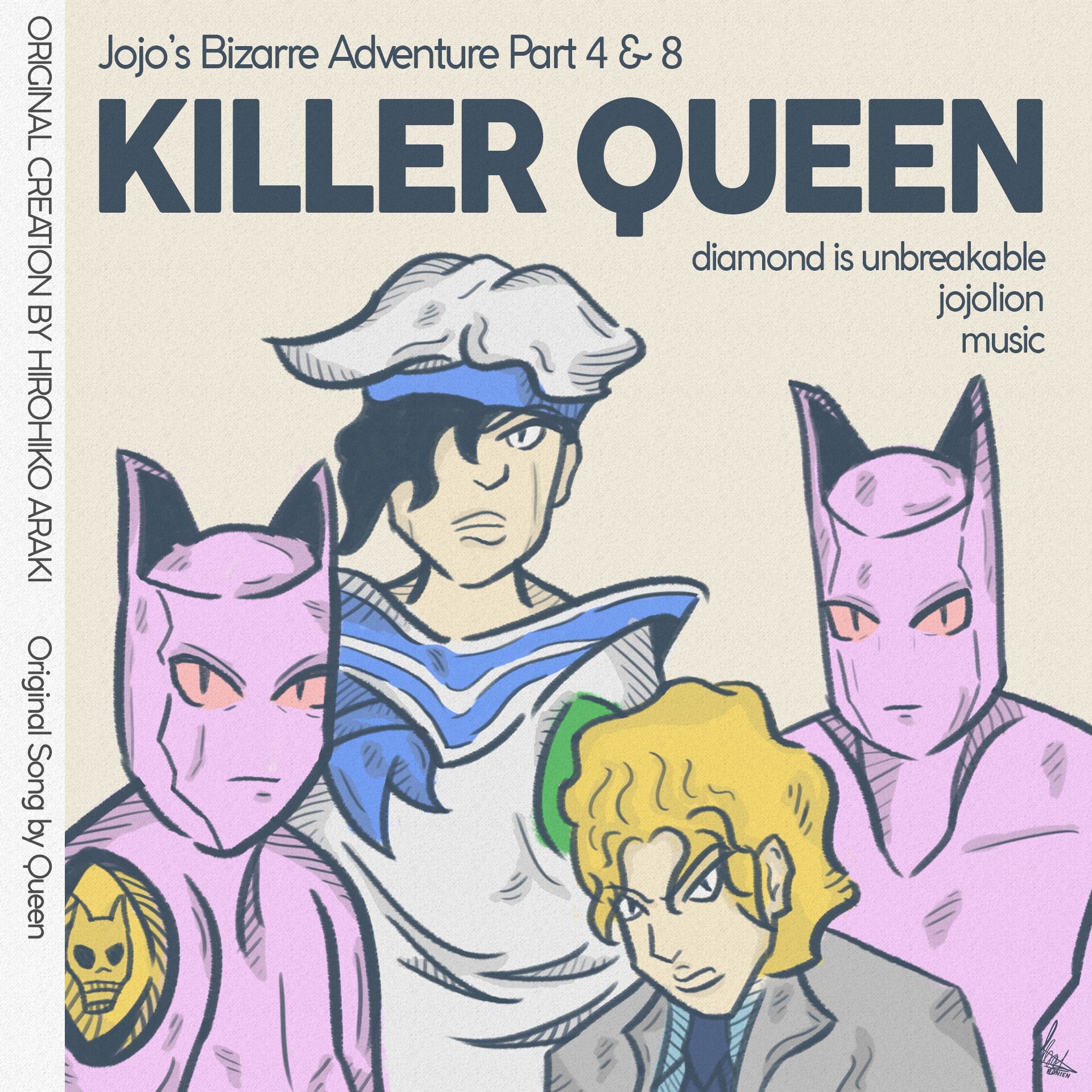 ArtStation - Killer queen - Jojo's bizarre adventure fanart