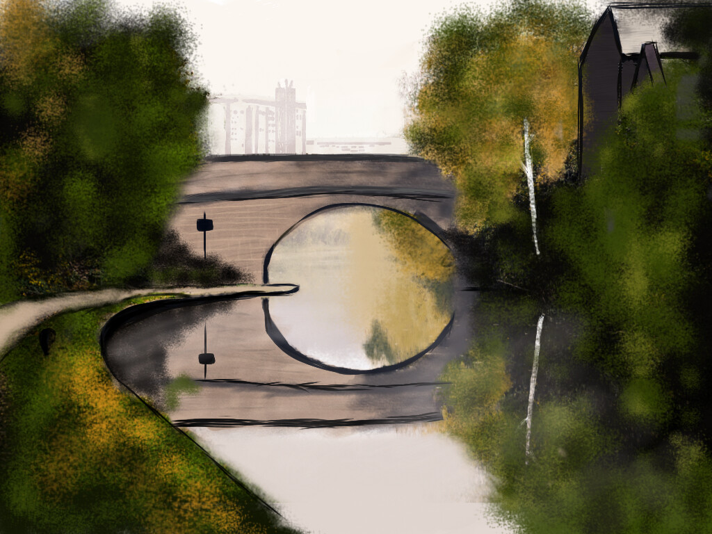 ArtStation Bacon Lane Bridge