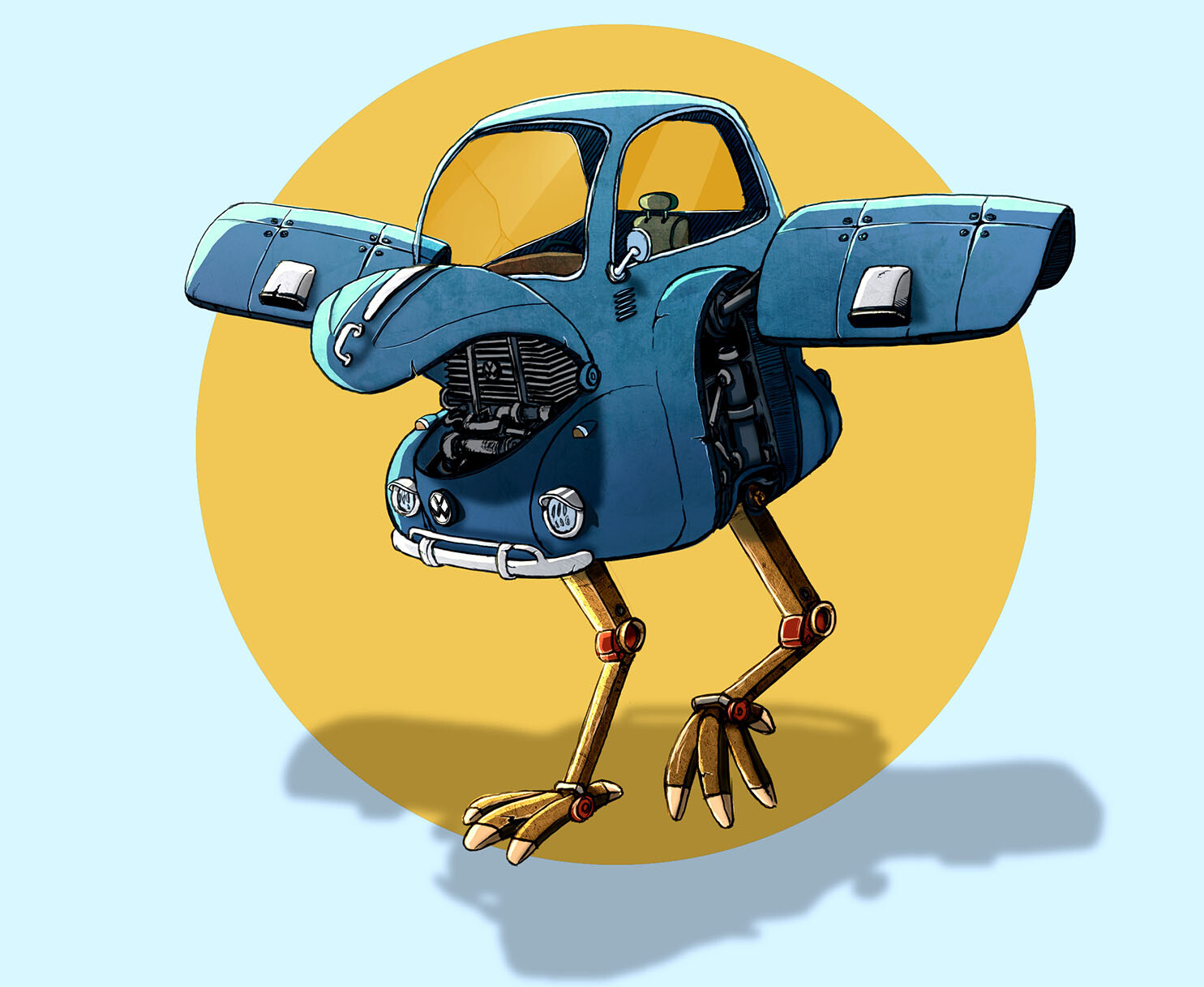 ArtStation - Chicken car