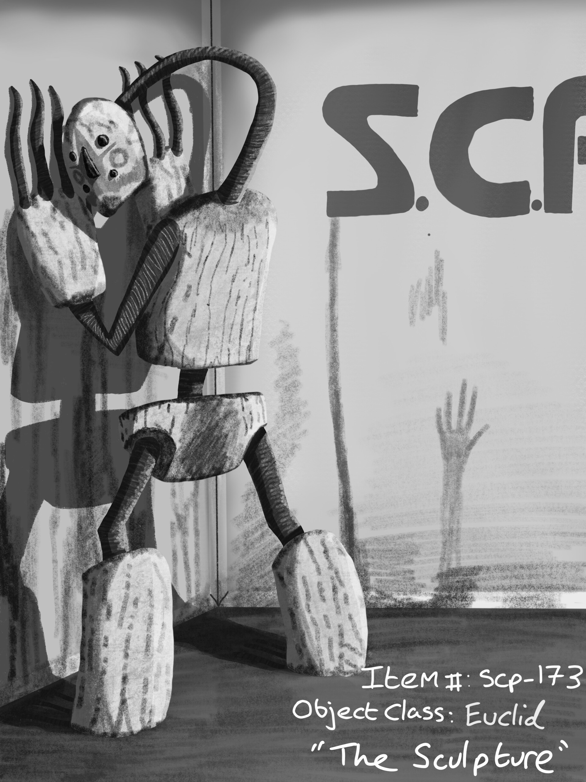 SCP-173 The Sculpture by BlueStrike01 on DeviantArt
