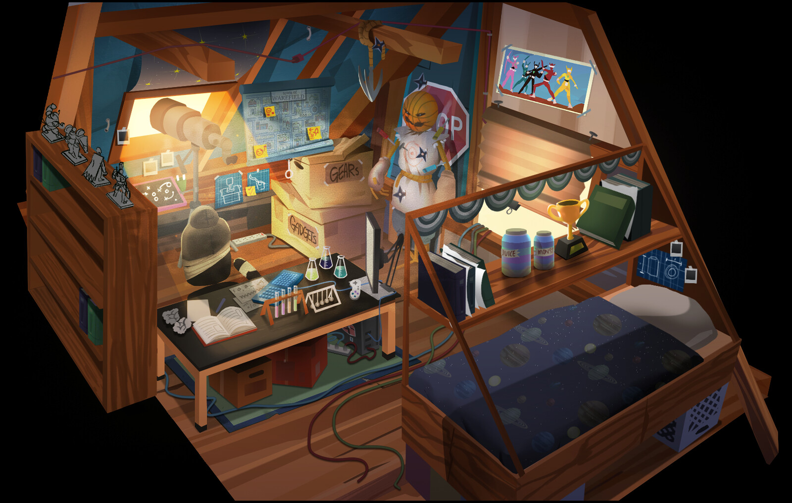 Quint's room