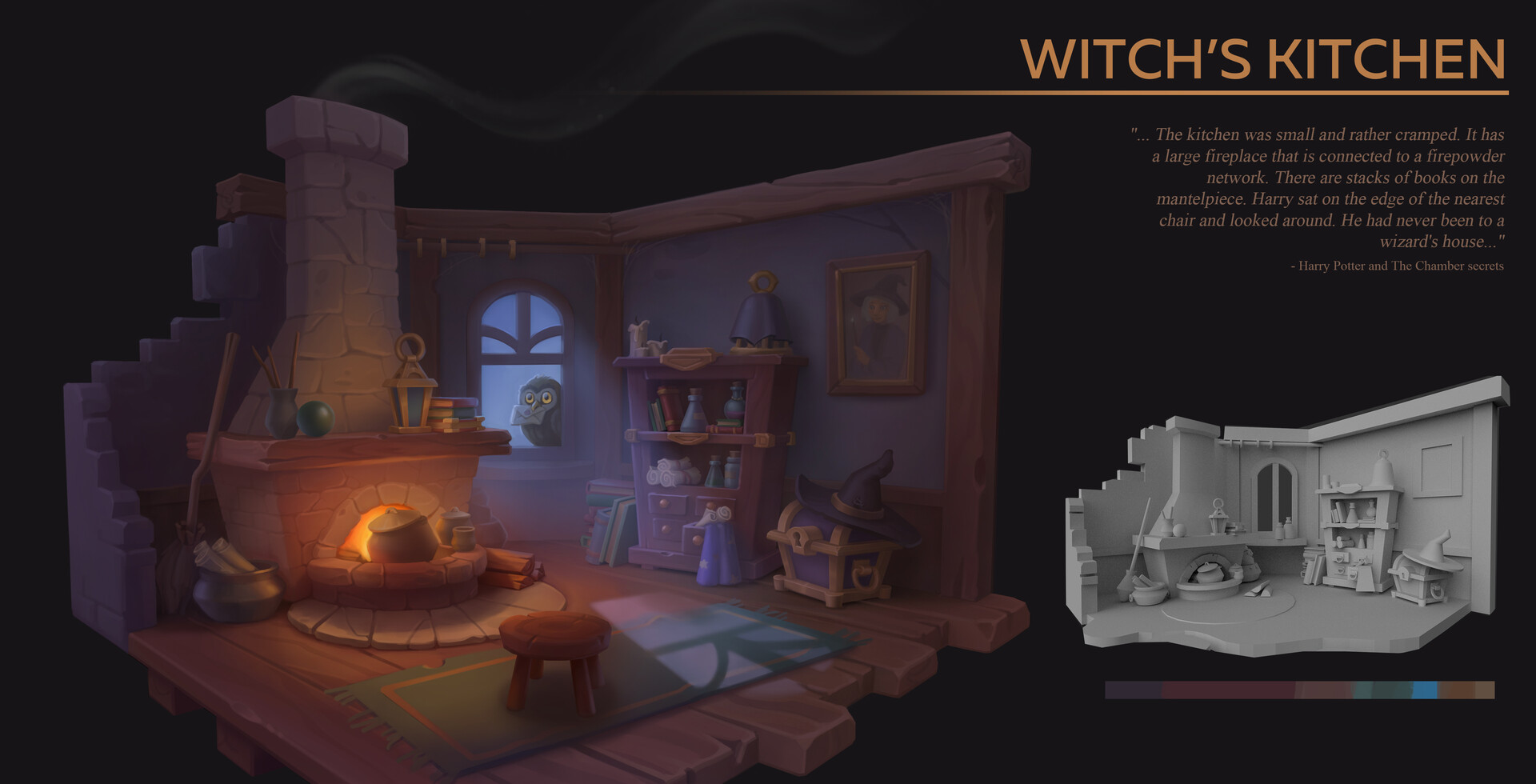 ArtStation - Witchs kitchen