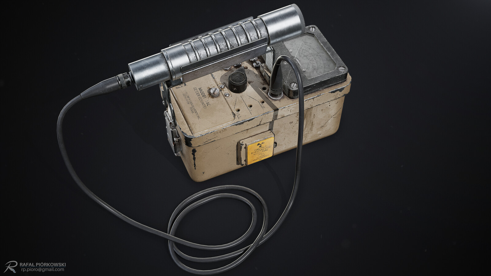 Rafał Piórkowski Ludlum 14C Geiger Counter