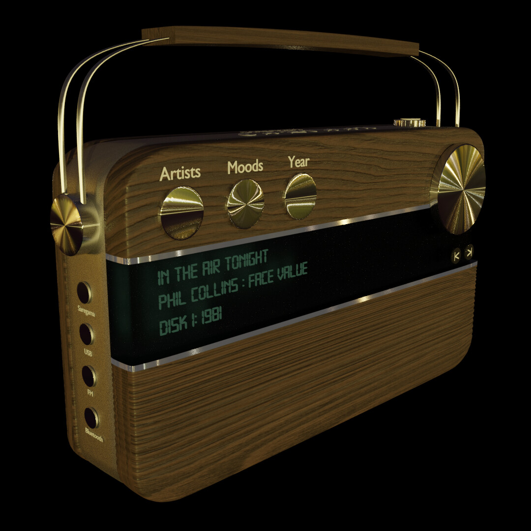 ArtStation Carvaan Radio In Blender