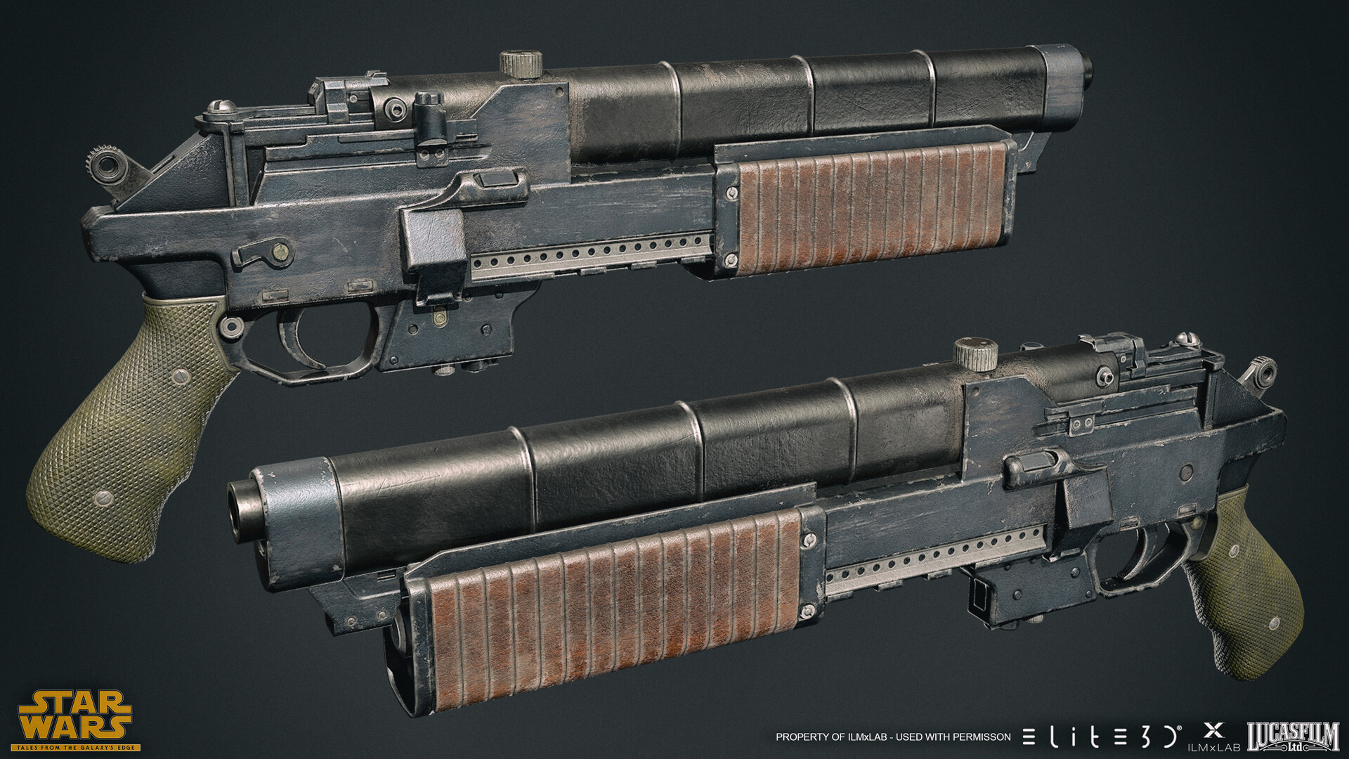 Titouan EVAIN Blaster Shotgun Star Wars Tales From The Galaxy's Edge