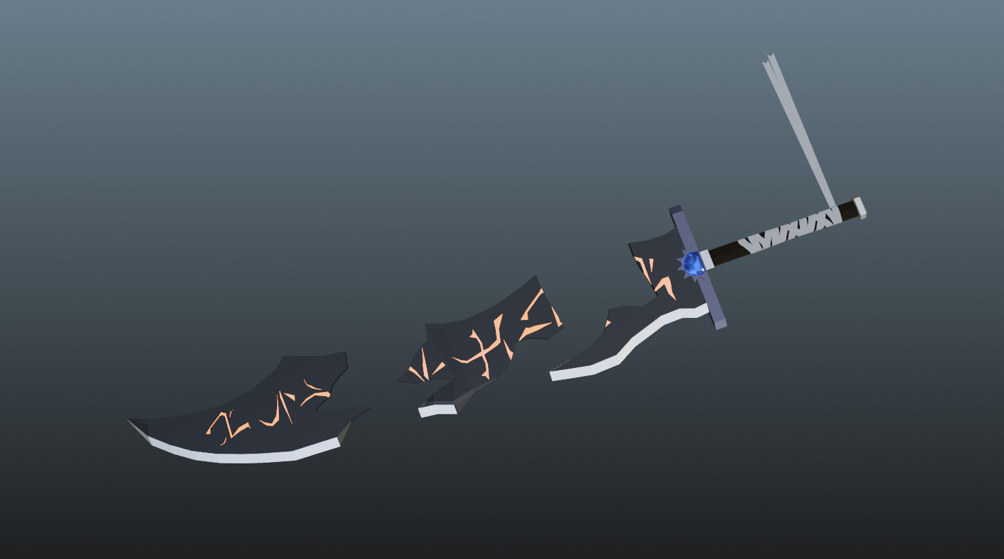 ArtStation - Broken Rune Blade