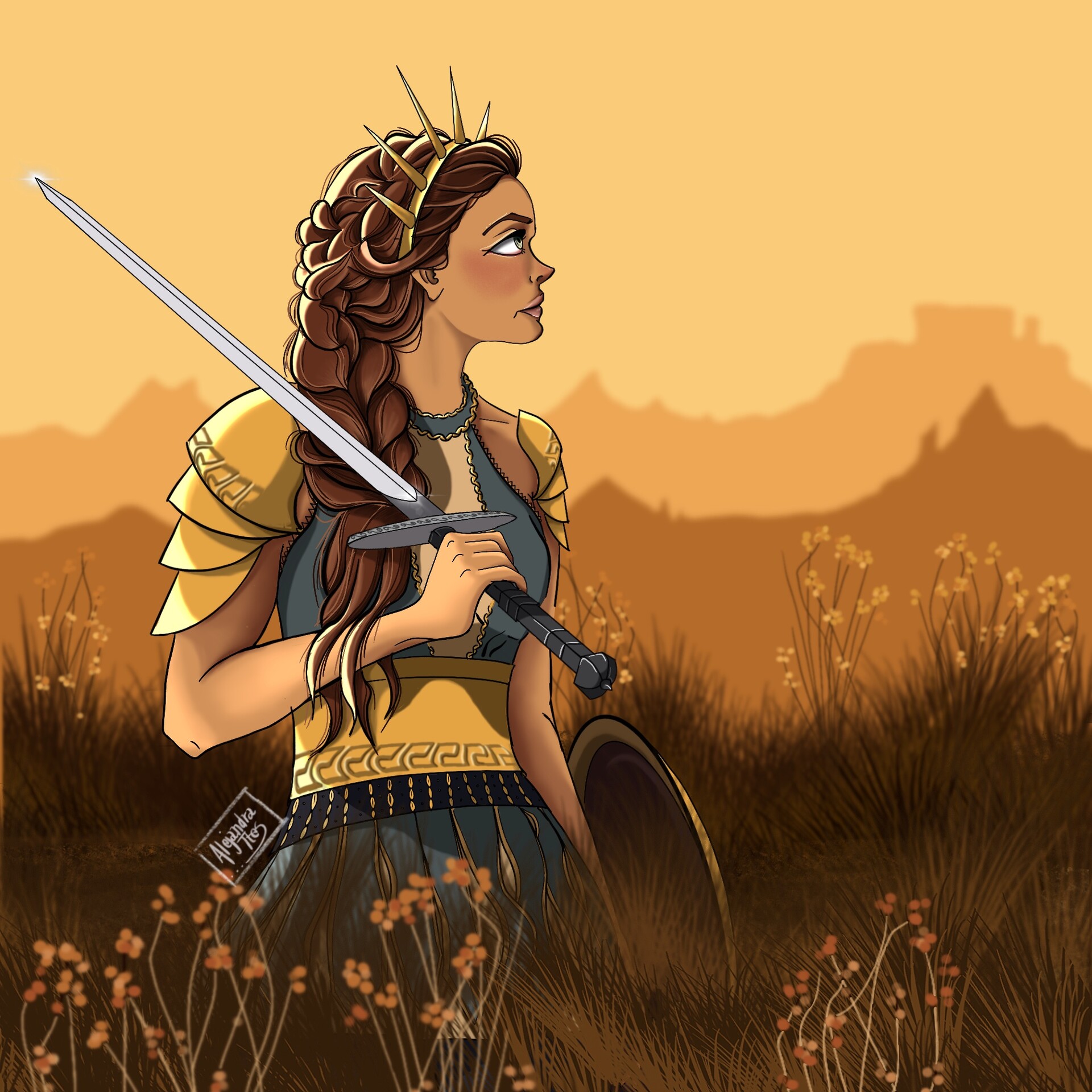 ArtStation Warrior Goddess