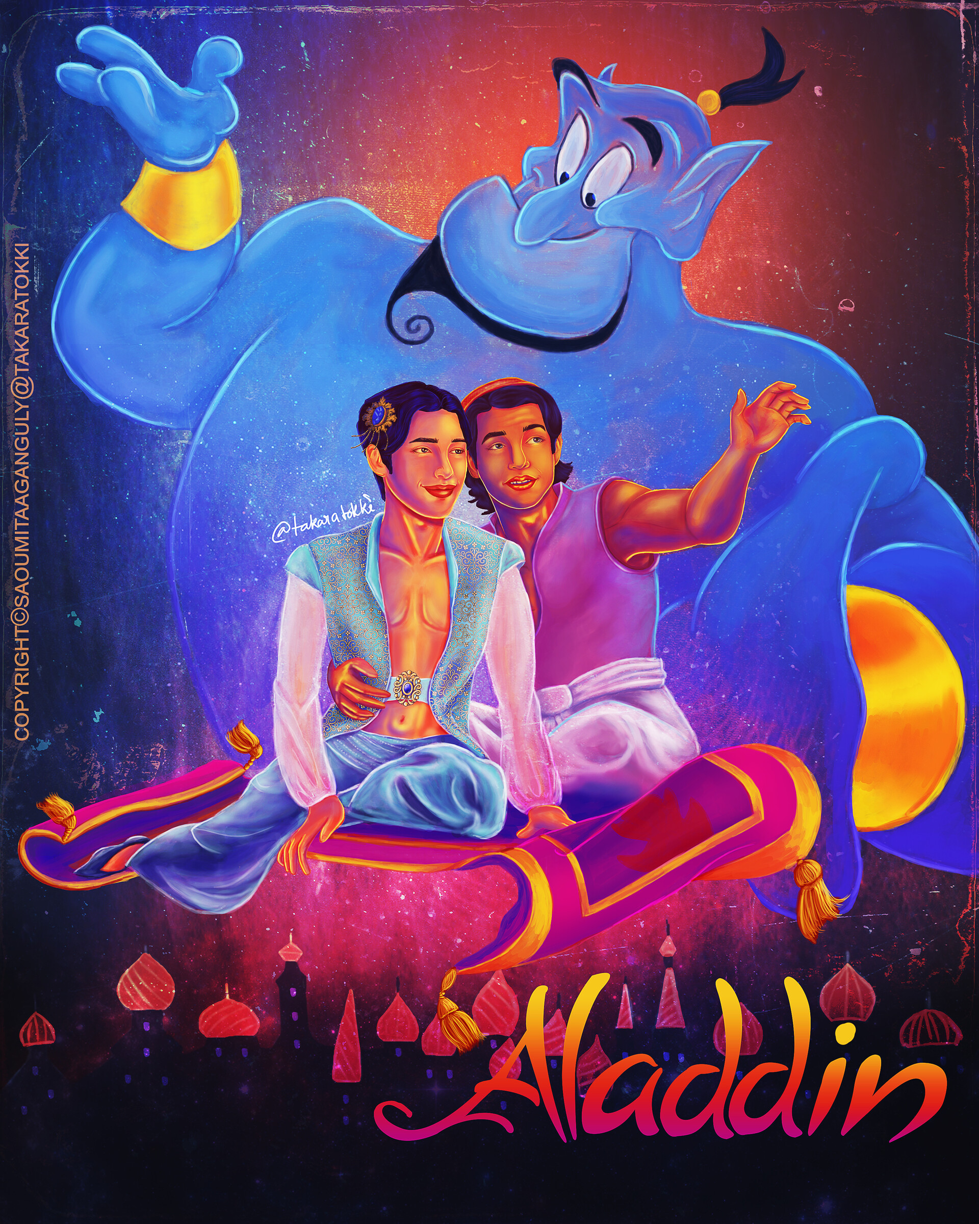 ArtStation - Disney: Aladdin & Jasper (Jasmine) [LGBTQ+ edition]