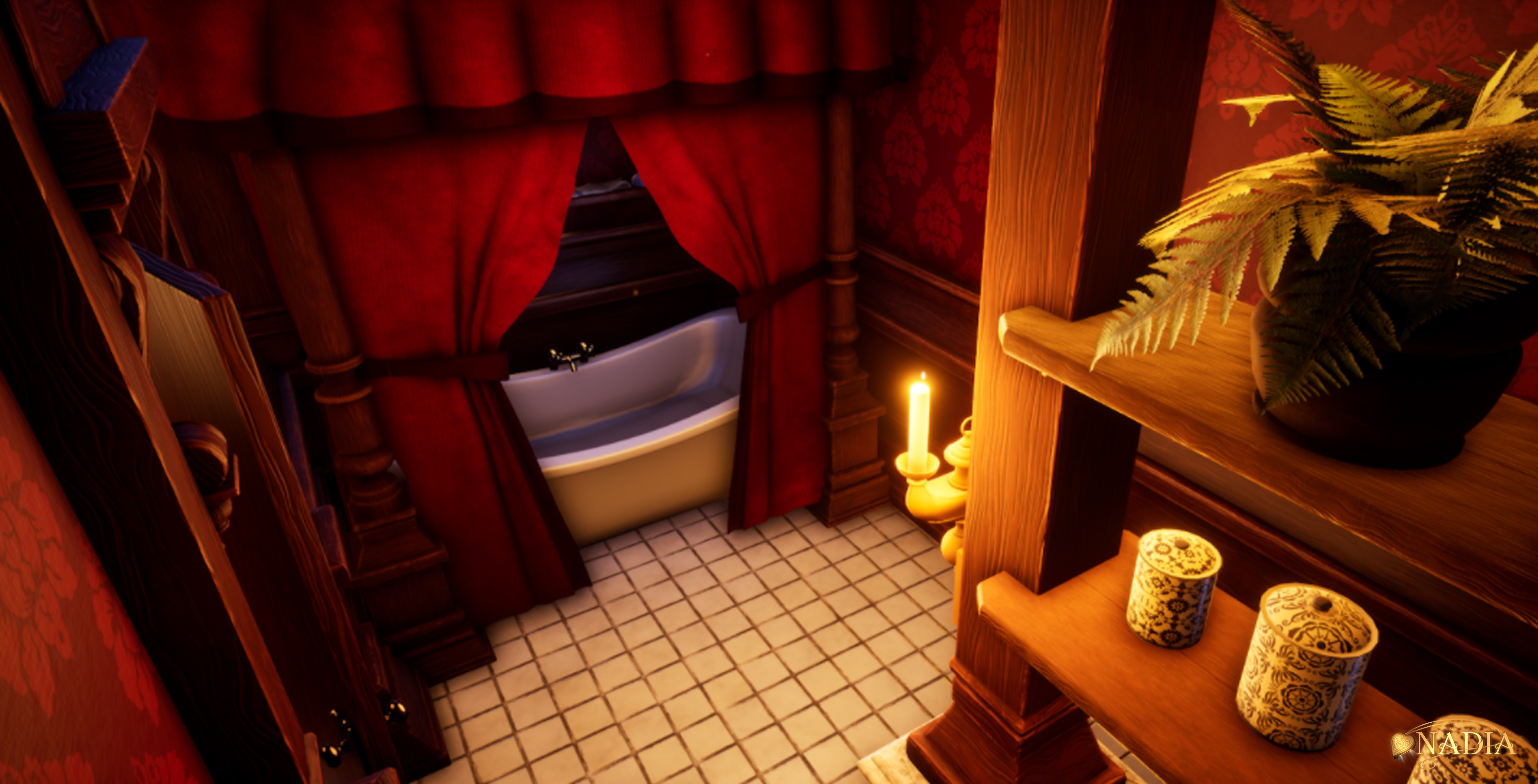 Master bathroom 