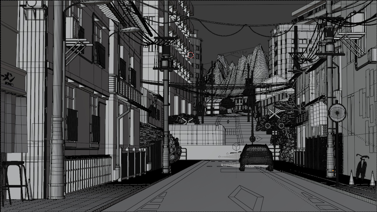 ArtStation - Anime city