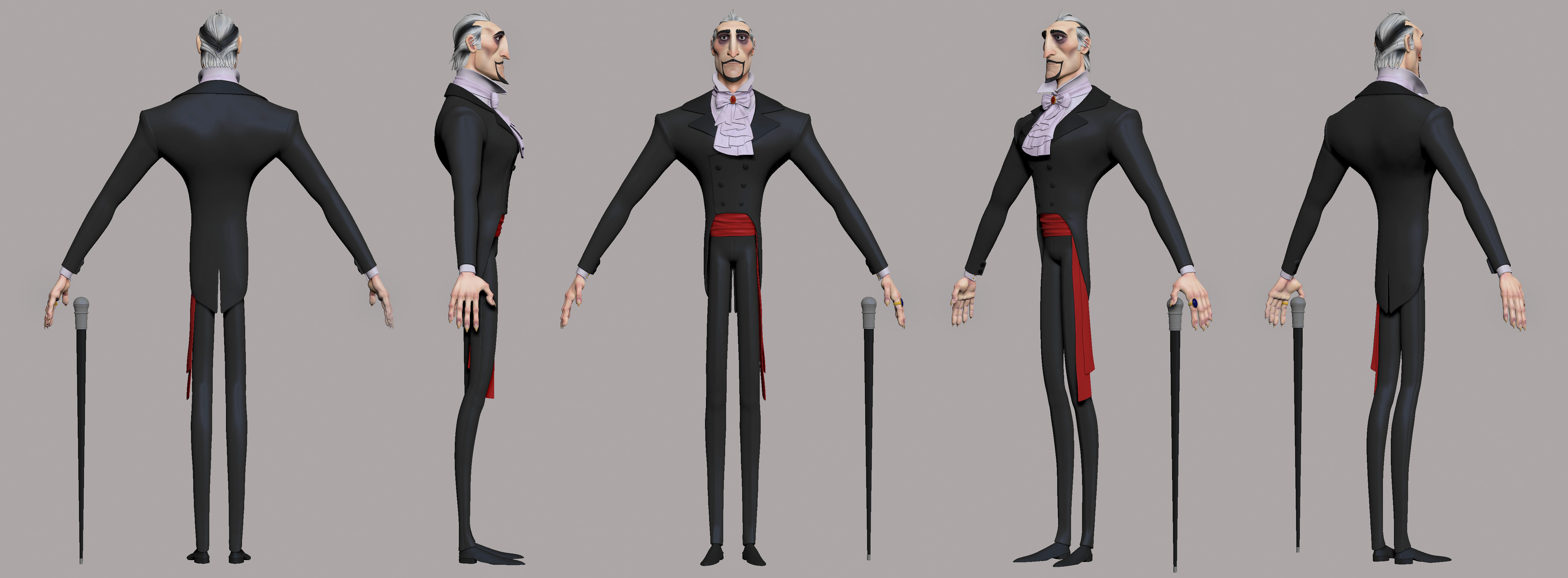 "A" pose - Zbrush