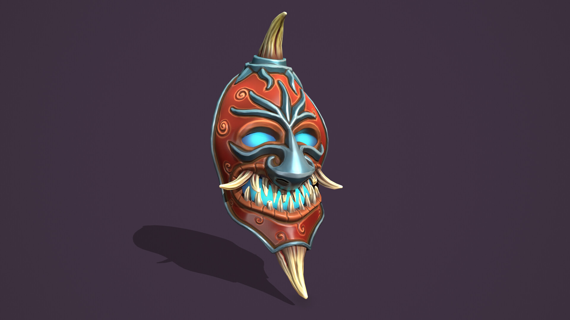 ArtStation - Fantasy evill mask