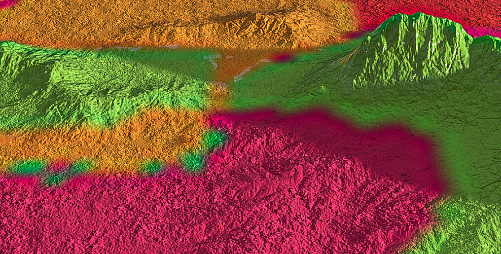 Separate vegetation, stone, ground, and rocky and mountain textures for all climates on the Rome map were procedurally generated based on climate map and topography.   