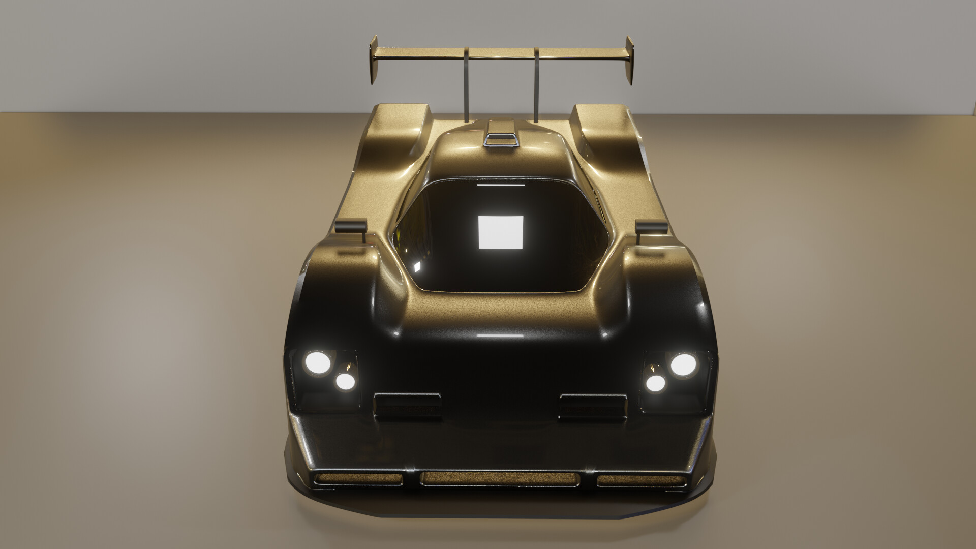 CRAZY Detailed LeMans Race Car - 3D Print Compatible STL 3D model