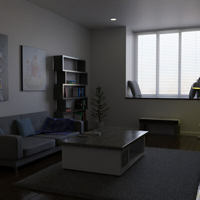 Interior in Blender