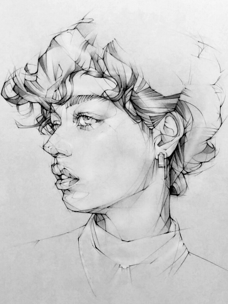 ArtStation - pencil drawing portrait Toh-Yasu藤保 #142