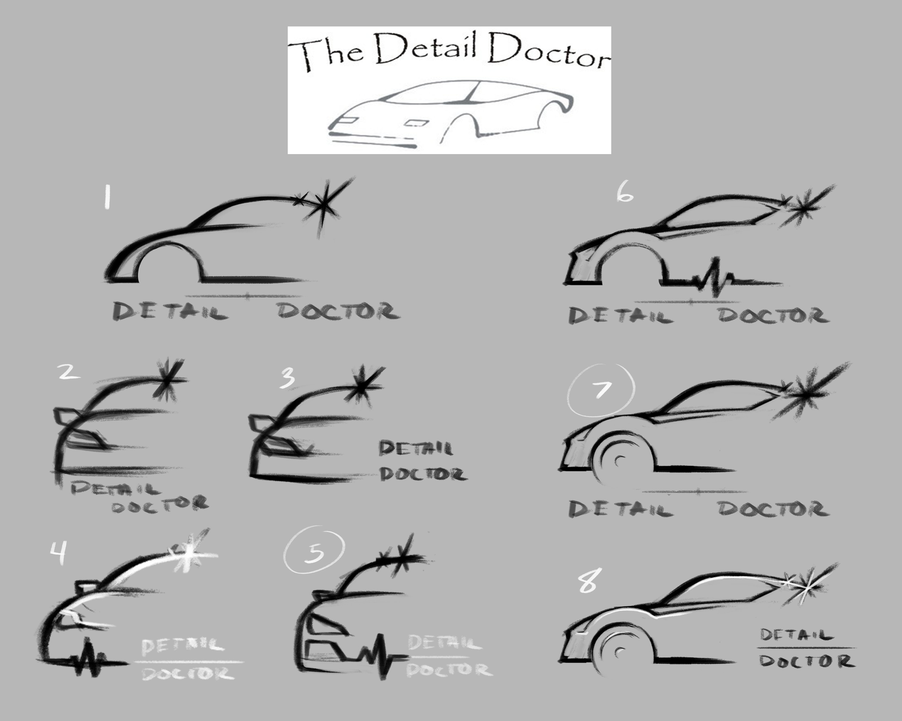 sketch ideas for the redesign
