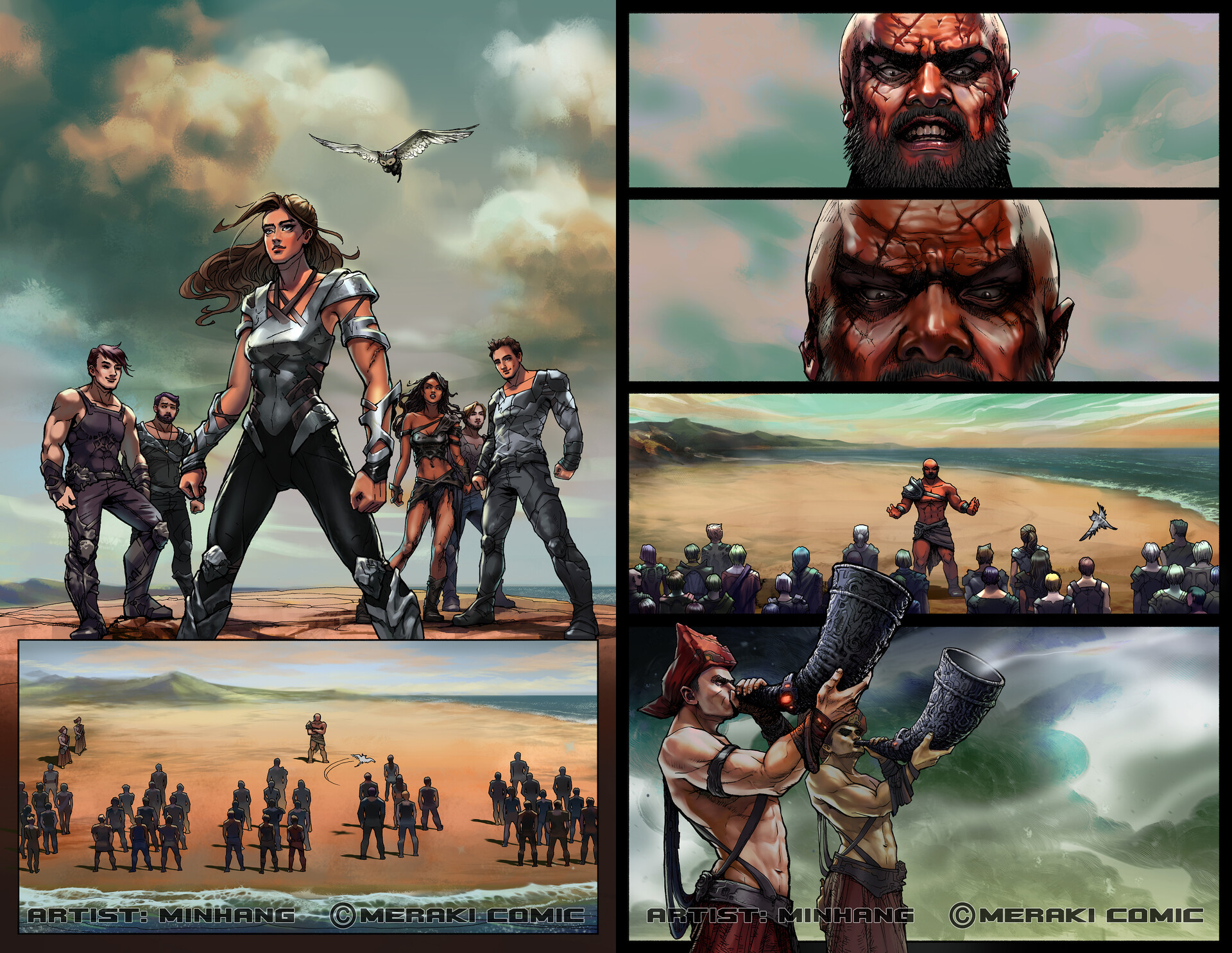 ArtStation - Meraki comic - Issue1 - random page 2