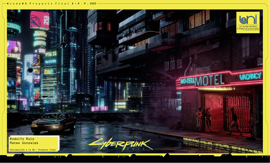 ArtStation - Introduction to 3D - Cyberpunk 2077 Night city Recreation