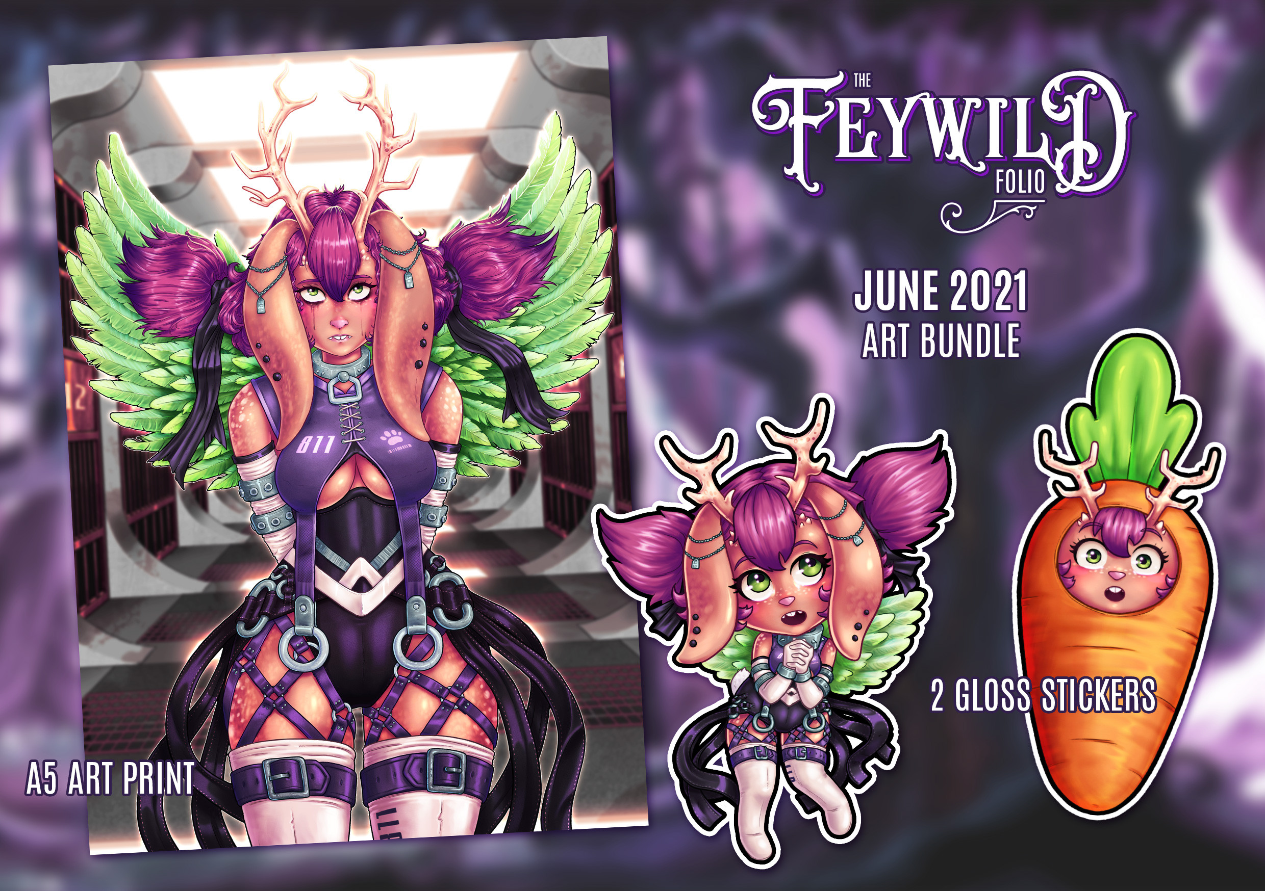 Art print and stickers for th emonth of June