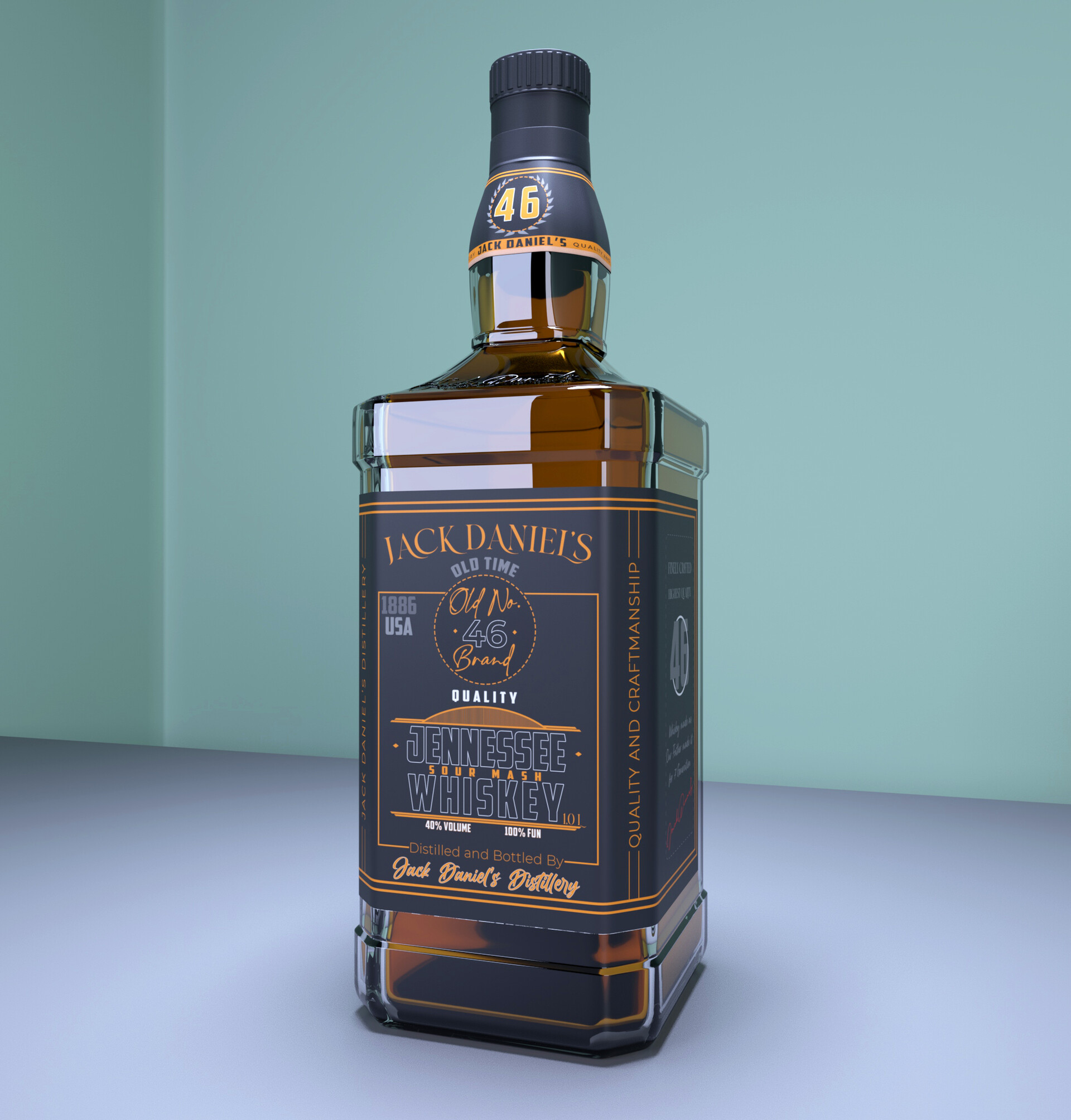 ArtStation - Jack Daniel's Whiskey