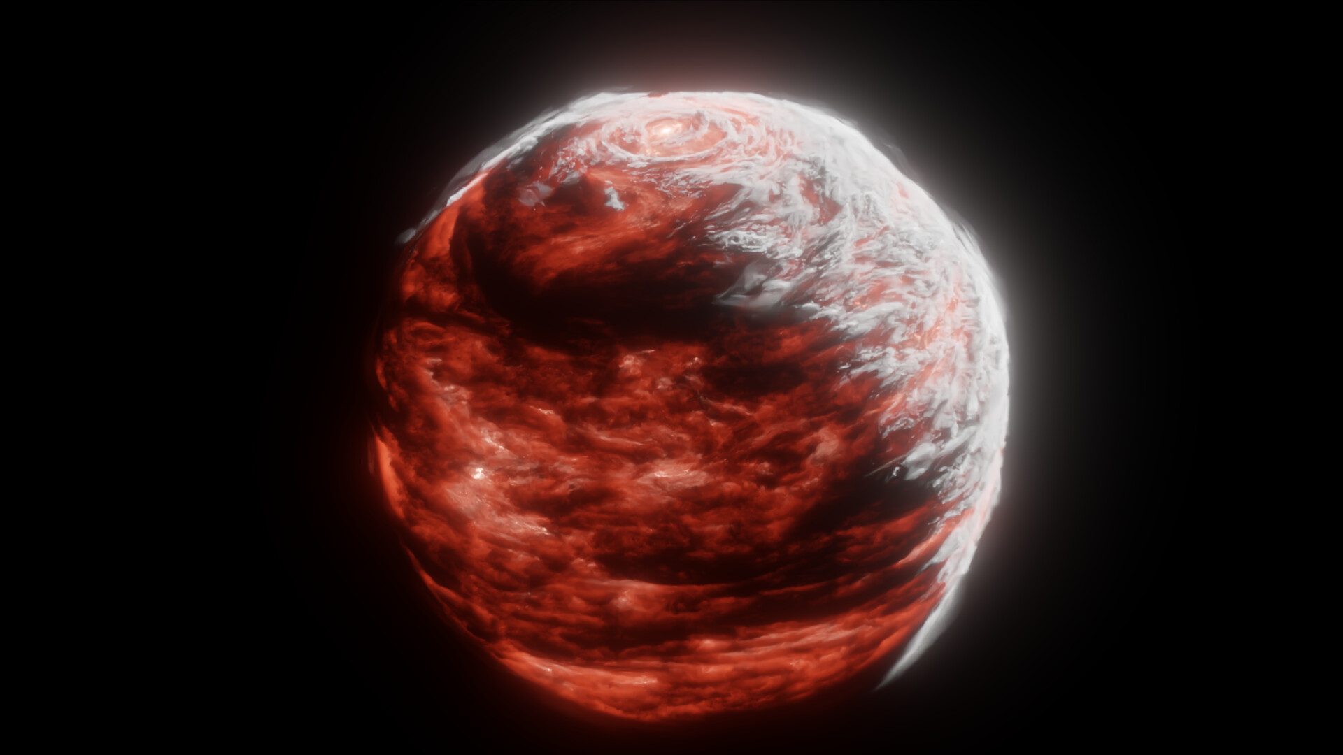 red gas giant