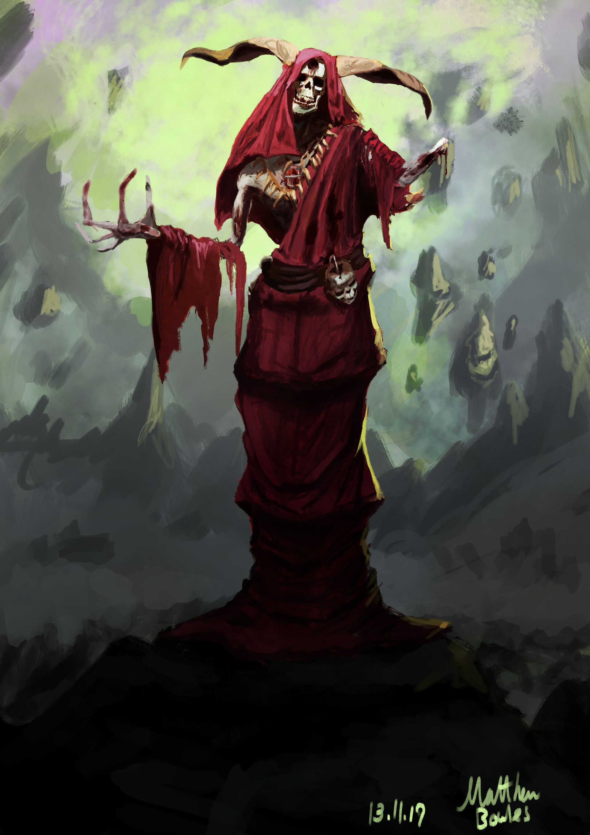 ArtStation - Skeleton Cult Priest