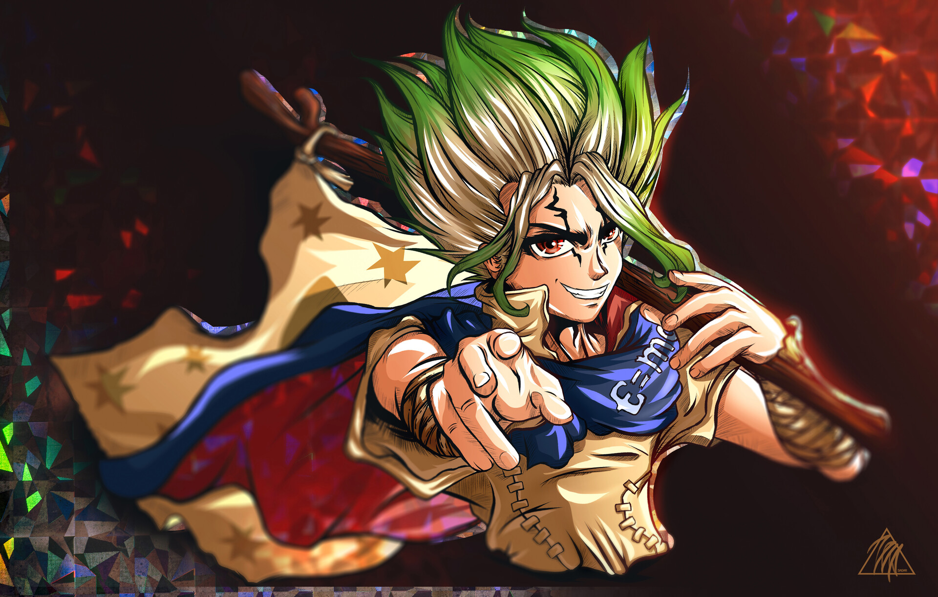 Artstation Senku Dr Stone Fanart Zeta Sagar Artstation Senku Dr Stone Fanart Zeta Sagar