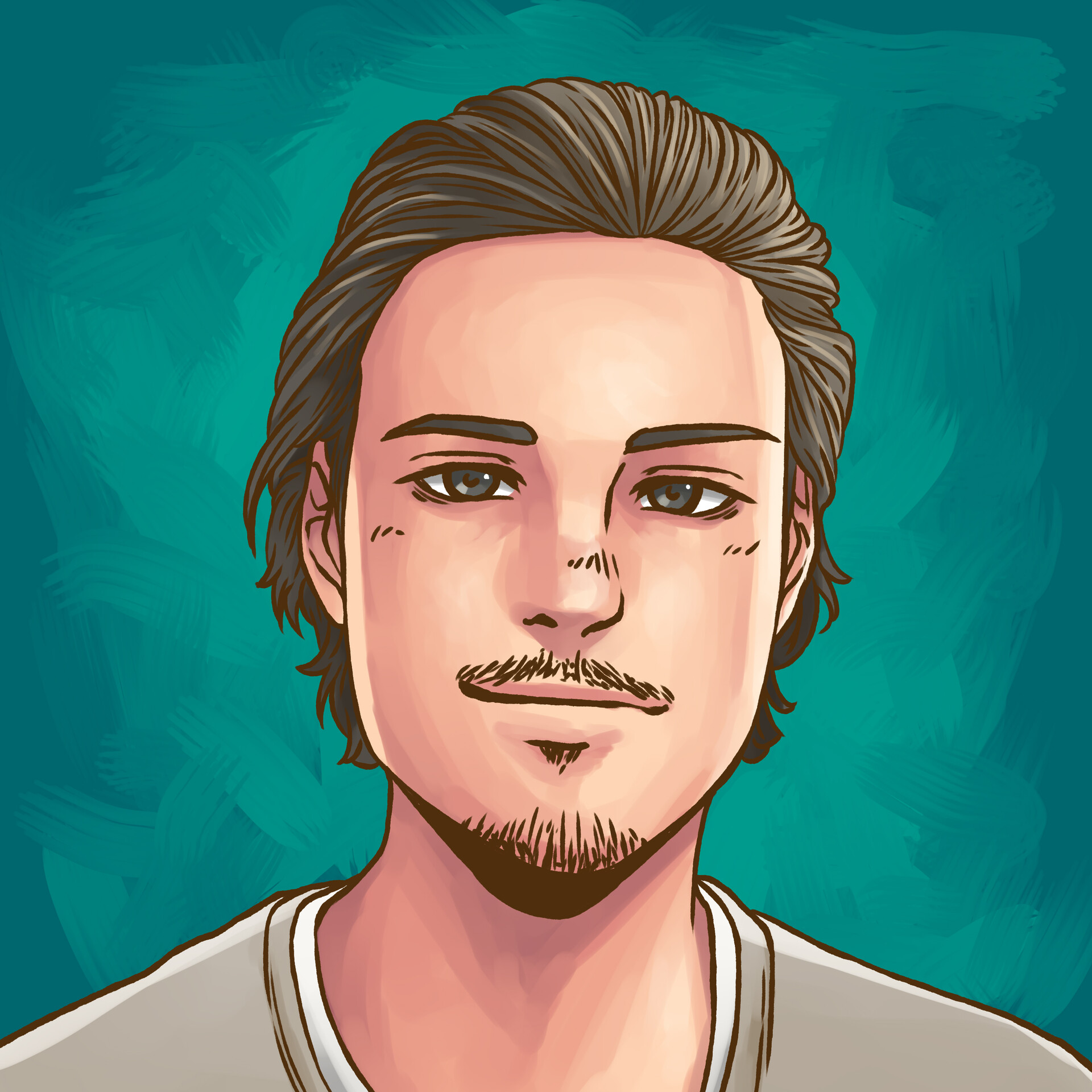 ArtStation - Anime Style Portrait Ilustration