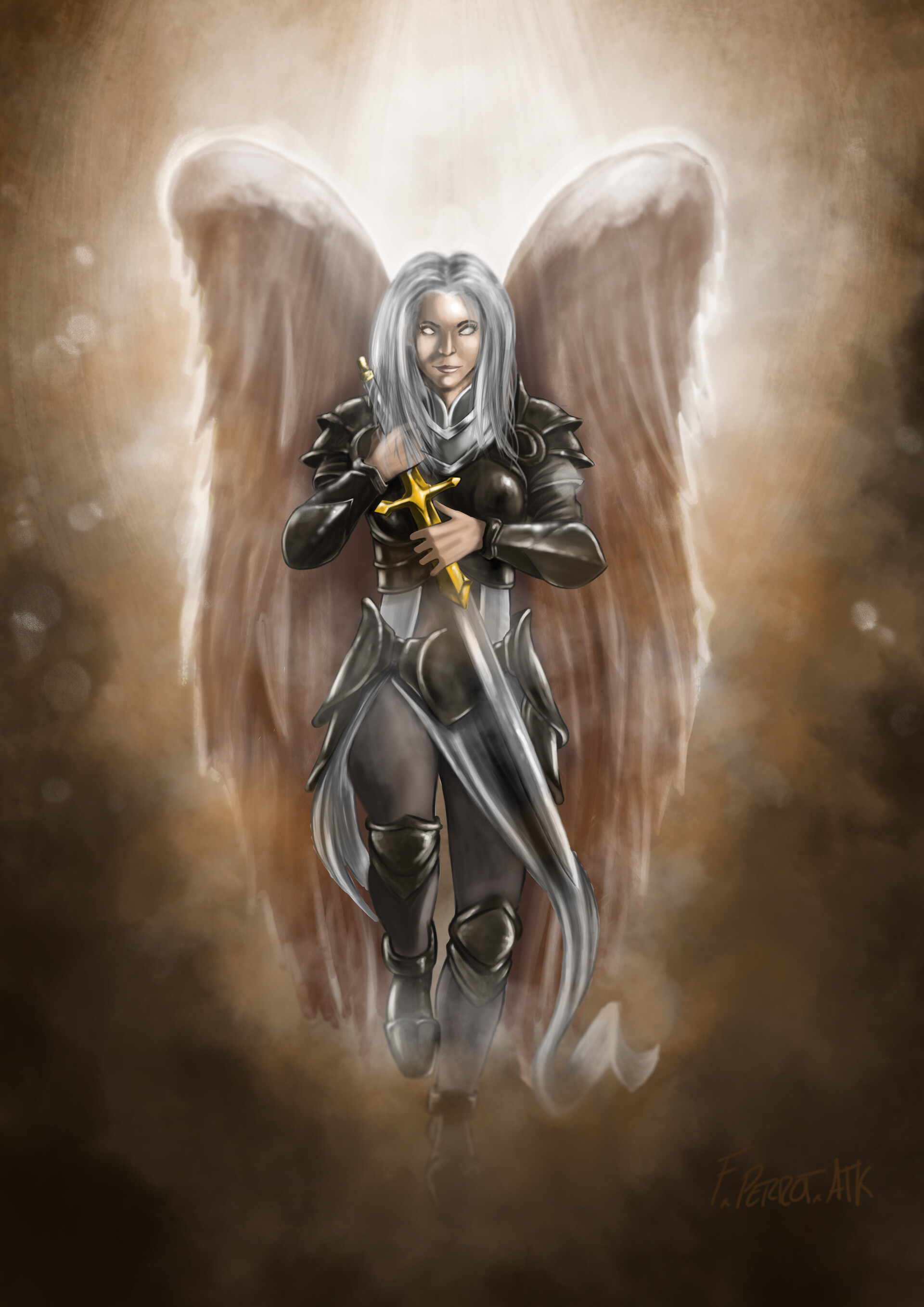 warrior angel sketches