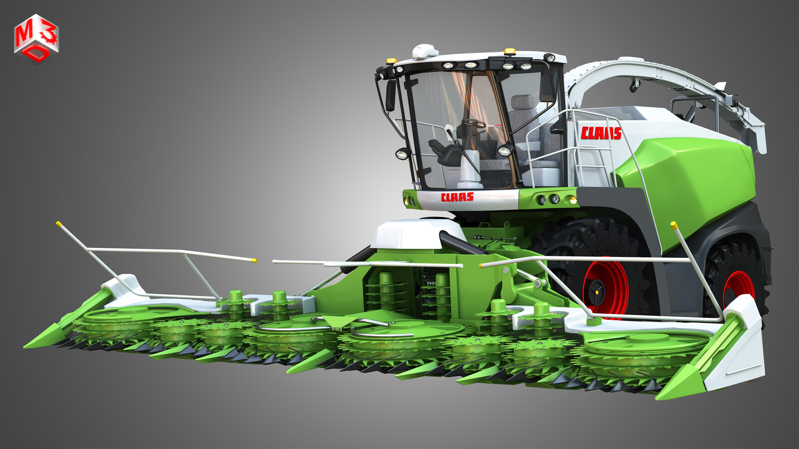 Claas Jaguar Harvester - with Front Harvester