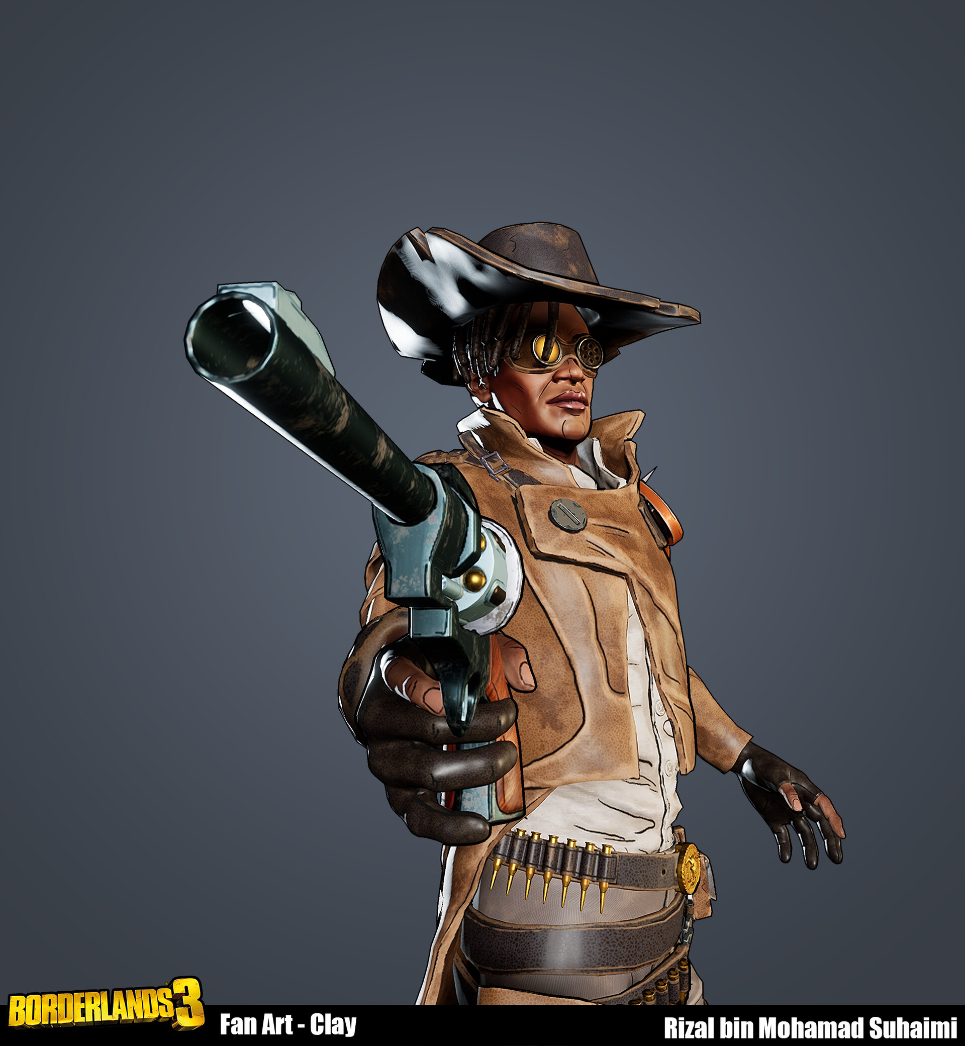 ArtStation Borderlands 3 Clay Fan Art