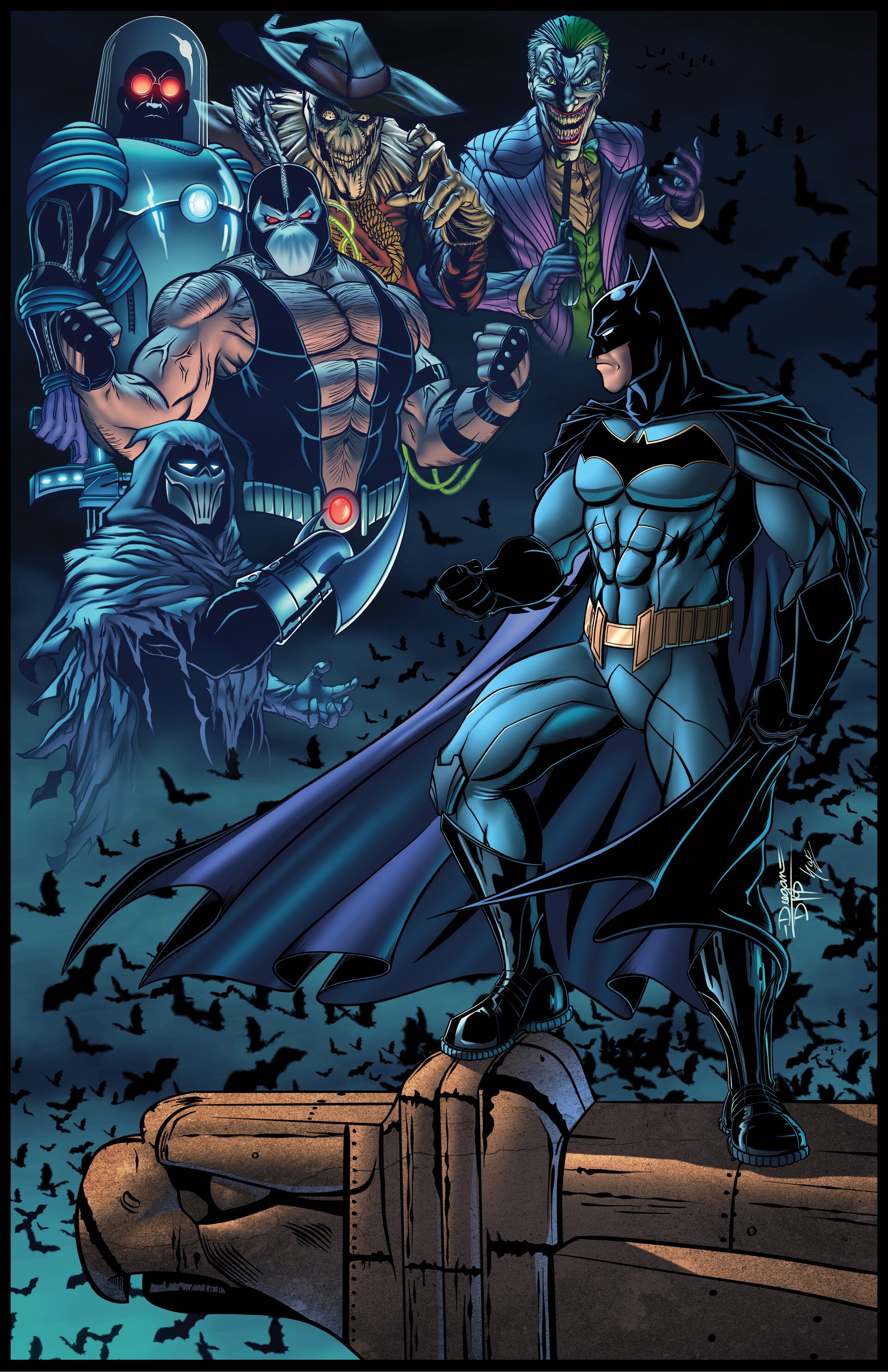 ArtStation - Batman Villains illustration